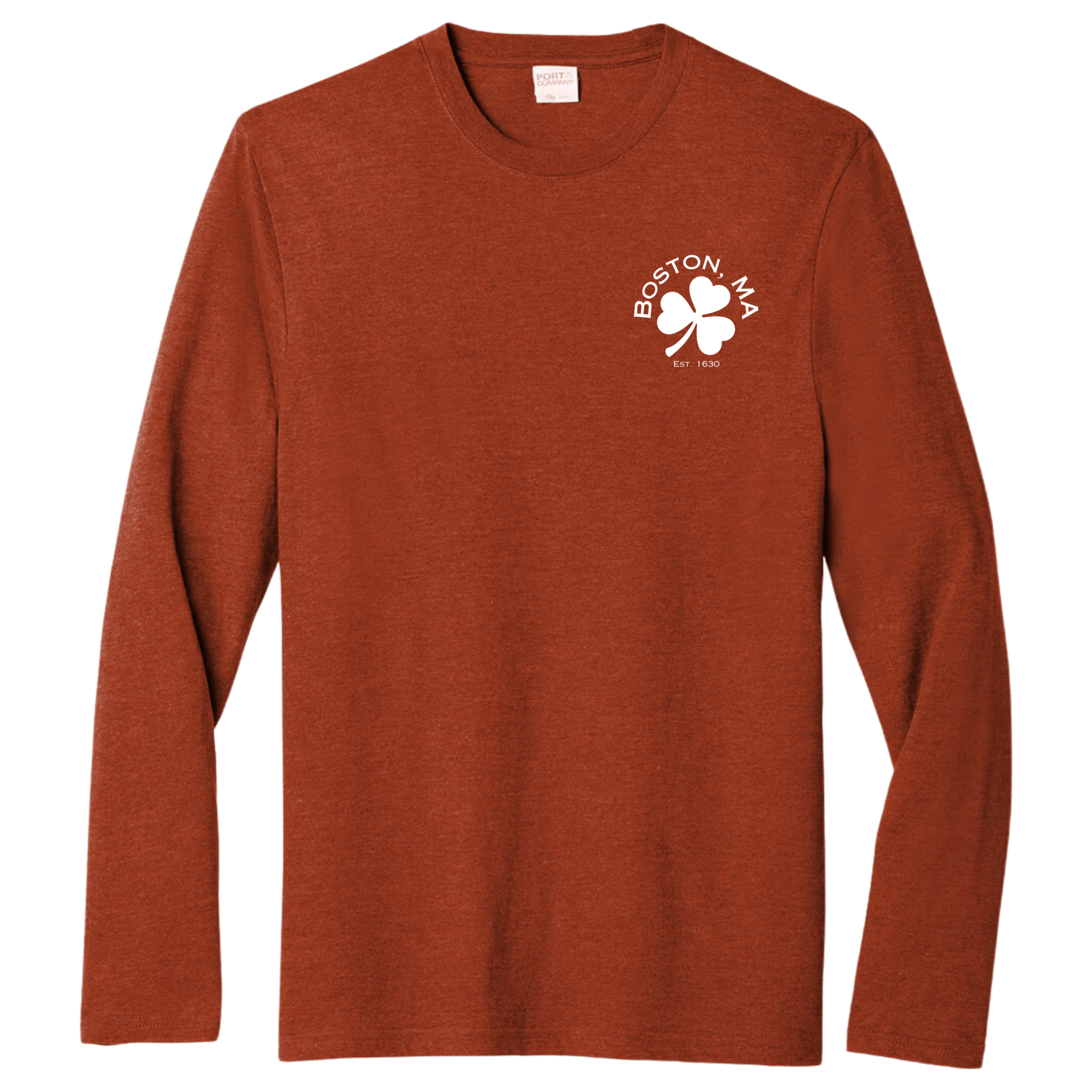 Boston Shamrock Essential Long Sleeve Tee