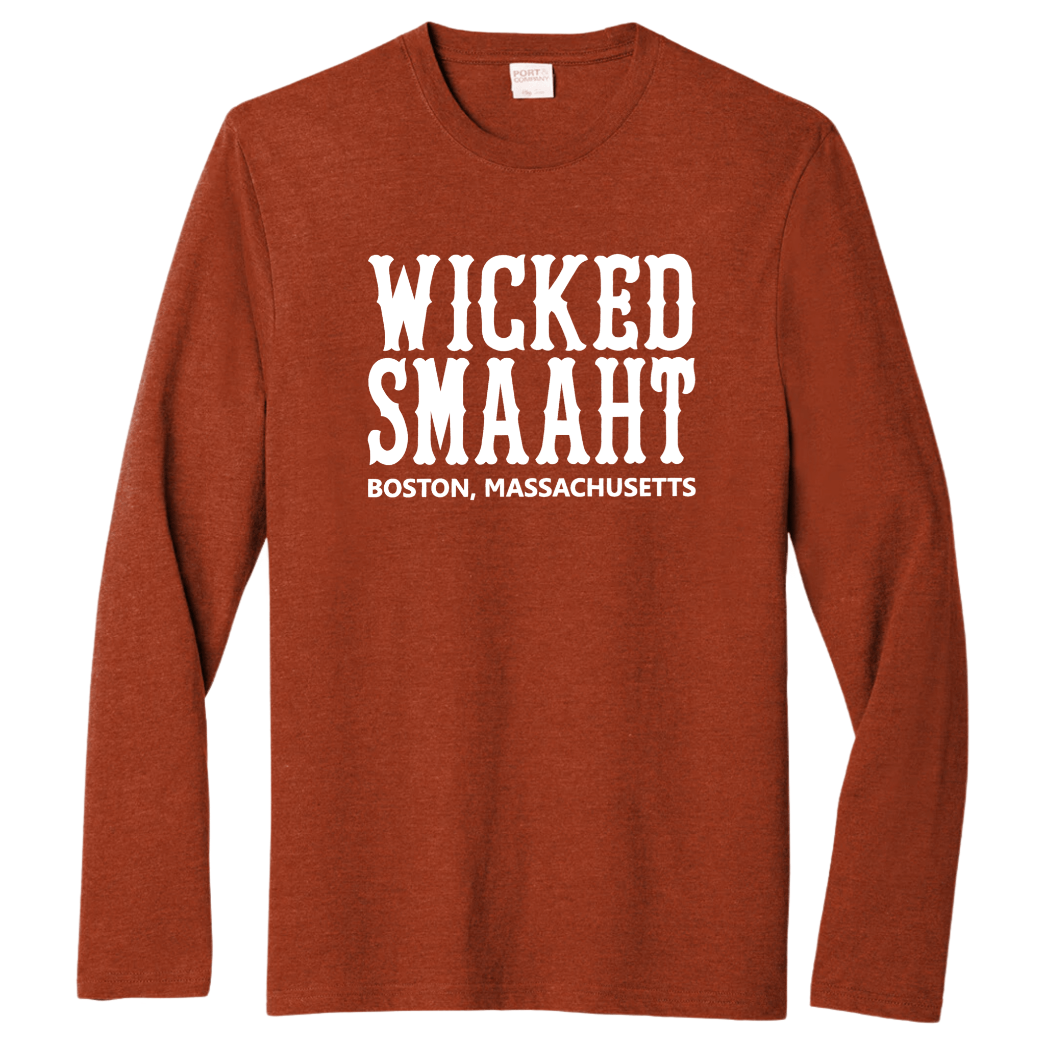 Boston Wicked Smaaht Essential Long Sleeve Tee