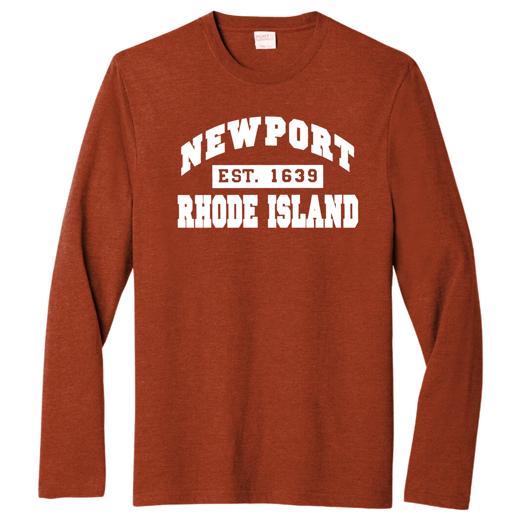 Newport Established Essential Long Sleeve Tee, sedona