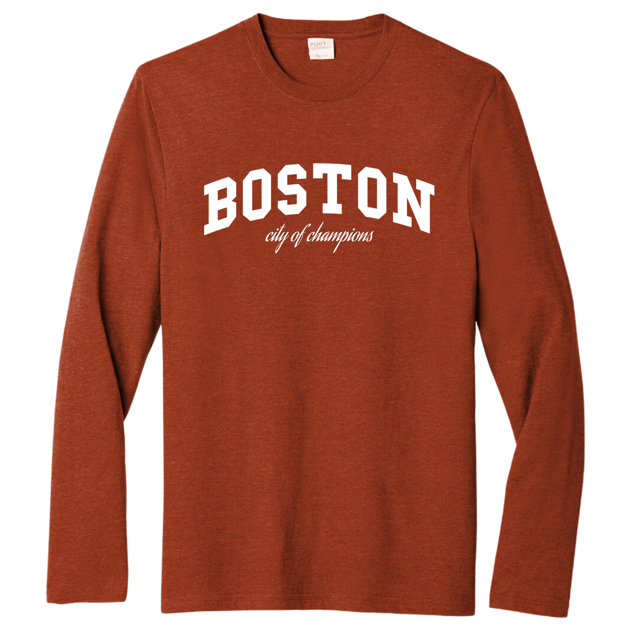 Boston Champs Essential Long Sleeve Tee, sedona