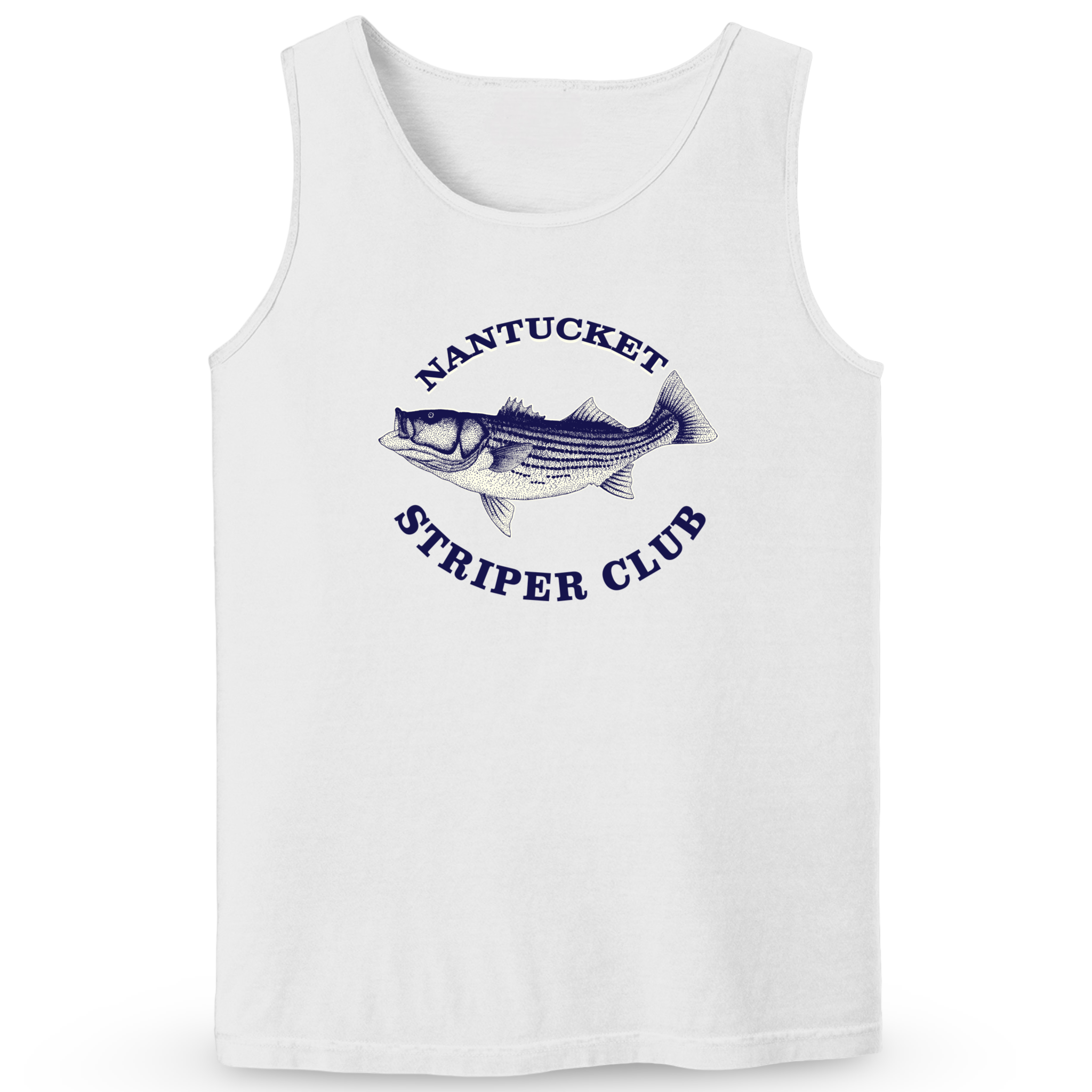 Cape Cod Clothing Company Nantucket Striper Club Soft Cotton Tank Top