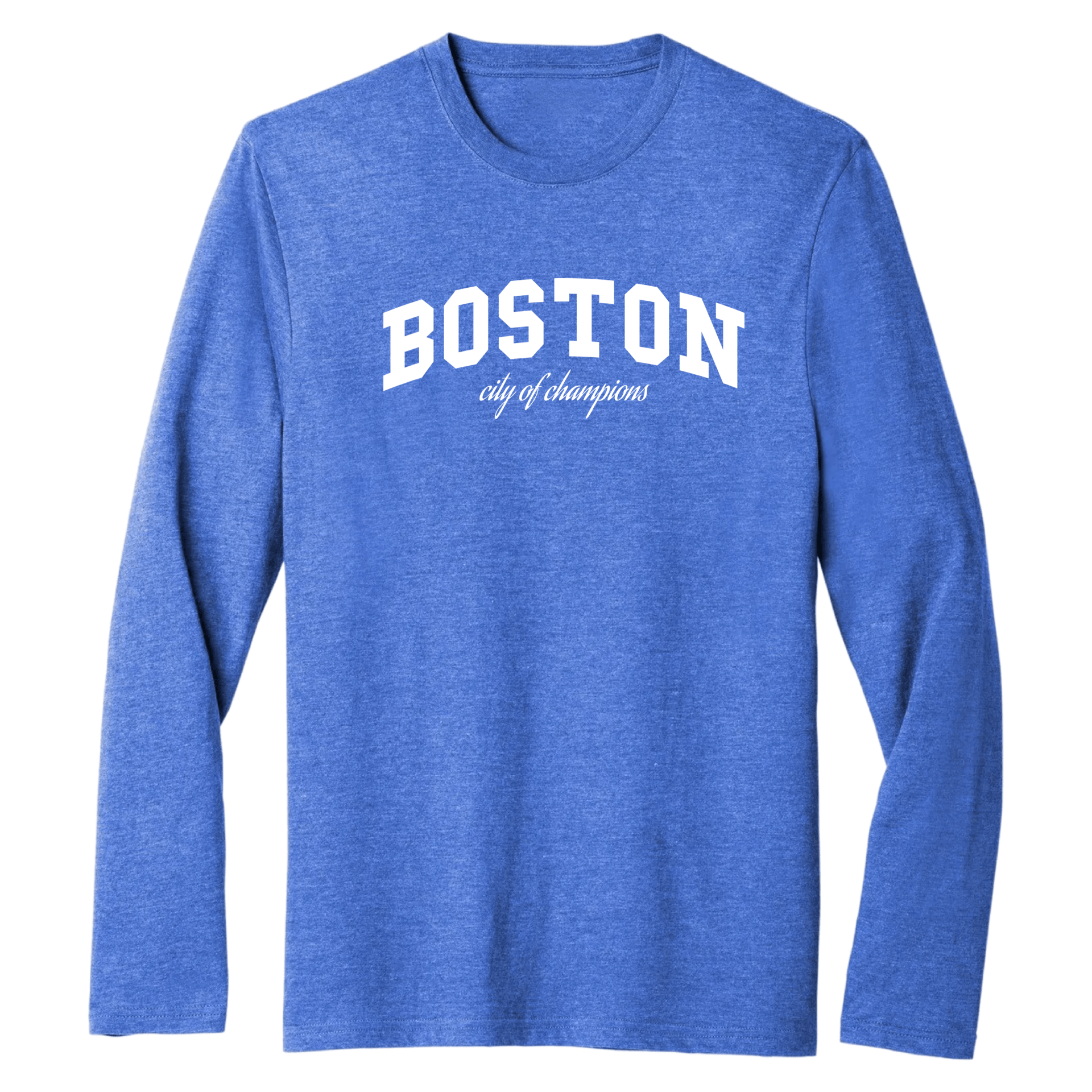 Boston Champs Essential Long Sleeve Tee, royal