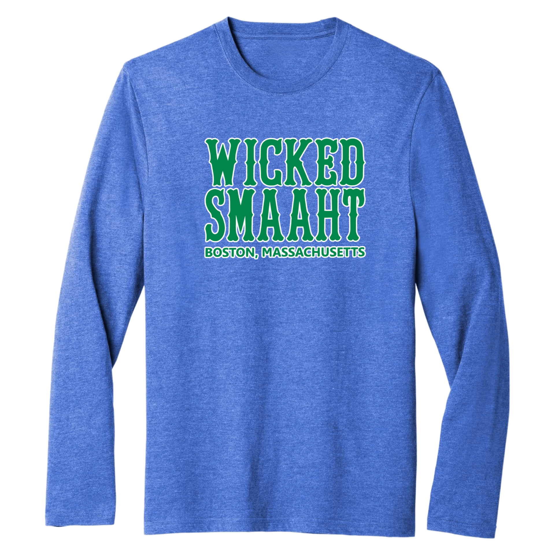 Boston Green Wicked Smaaht Essential Long Sleeve Tee, royal