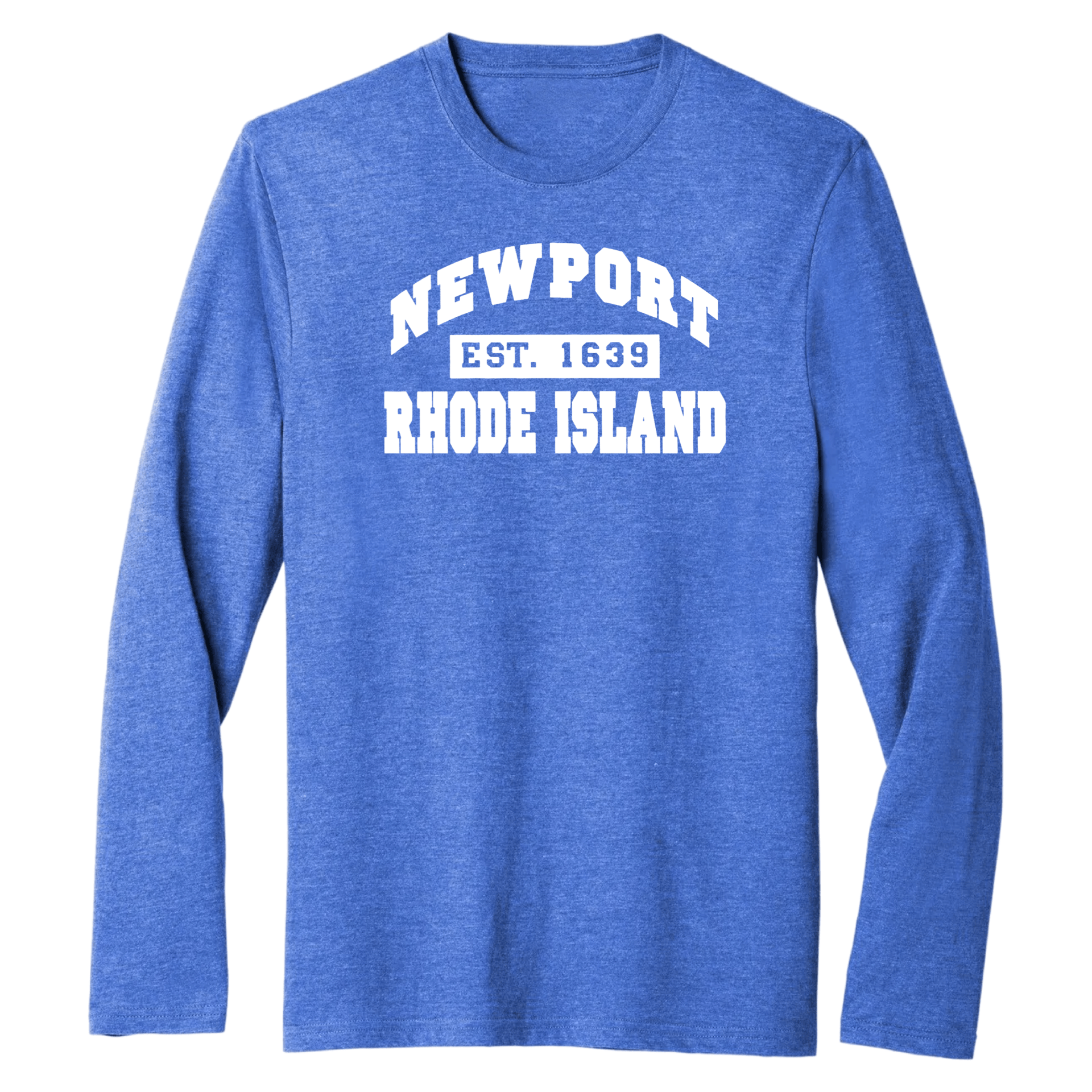 Newport Established Essential Long Sleeve Tee, royal