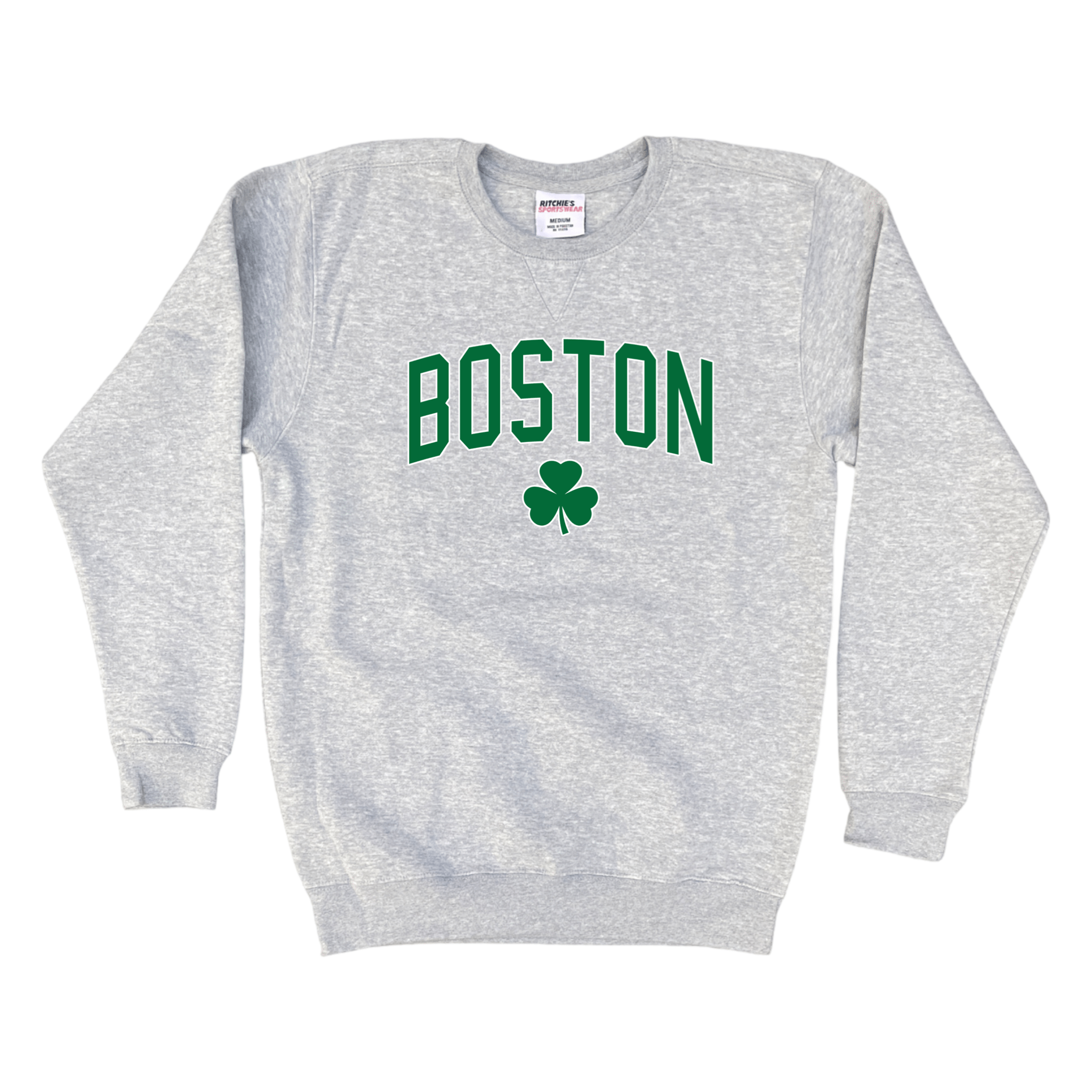 Boston Basketball Fleece Crewneck Sweatshirt