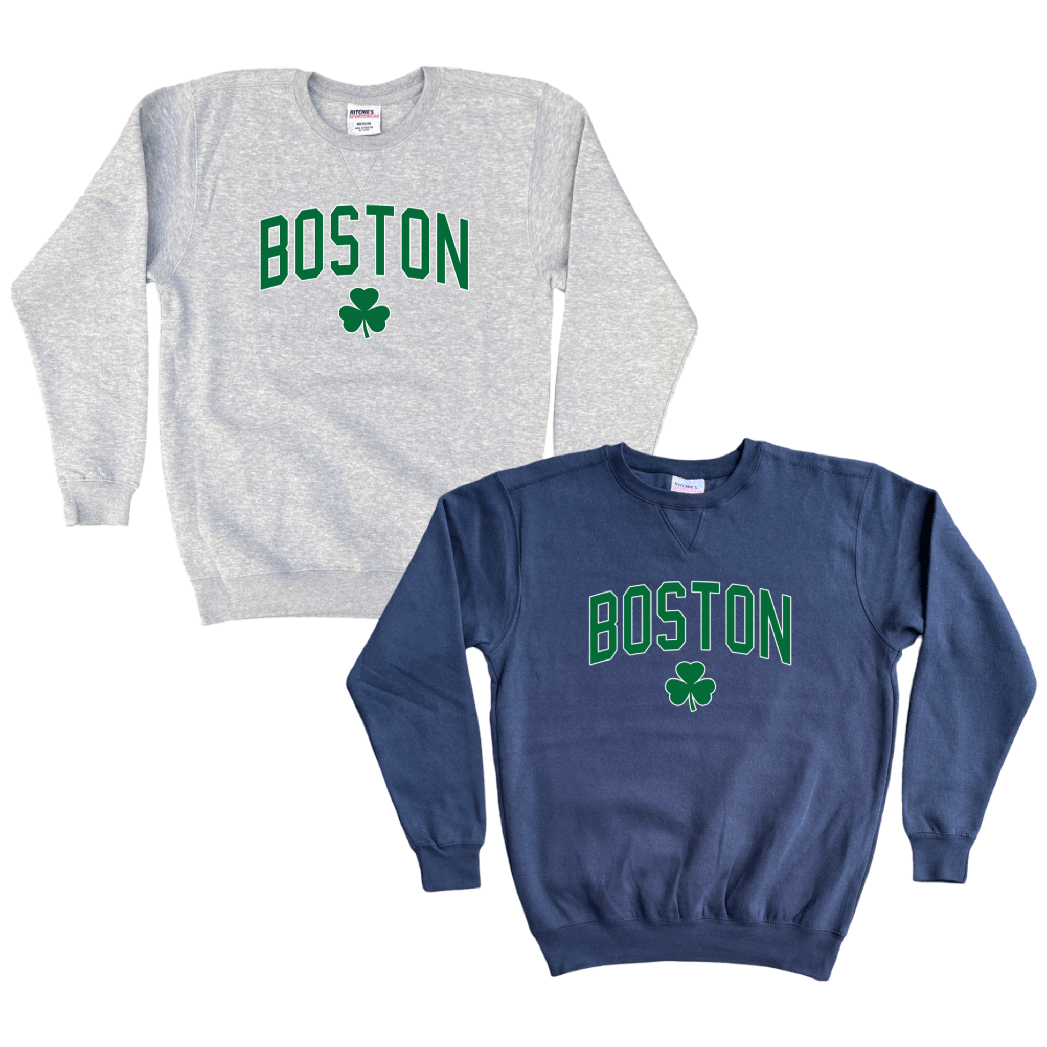 Boston Basketball Fleece Crewneck Sweatshirt