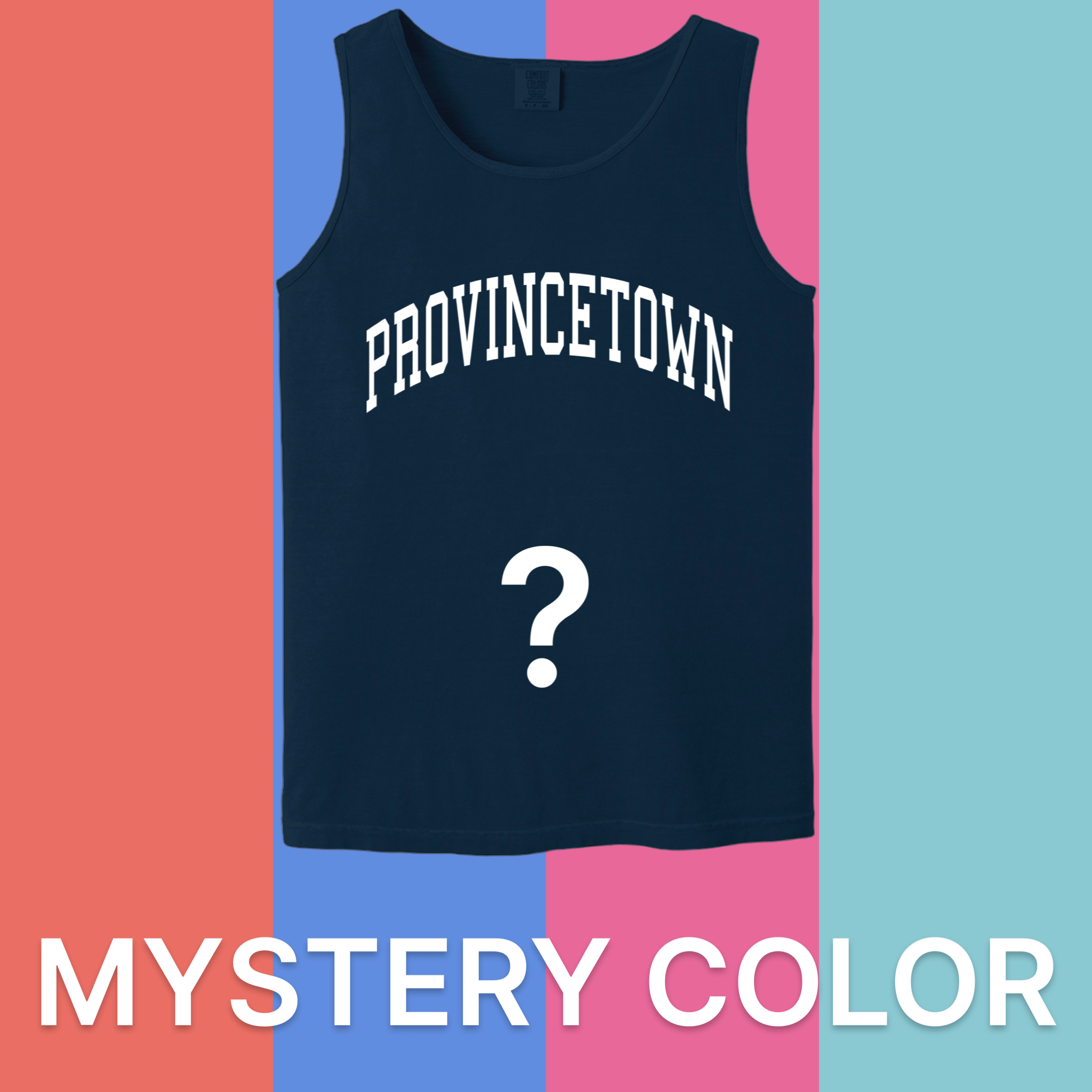 Provincetown Comfort Colors Tank Top - Mystery Color