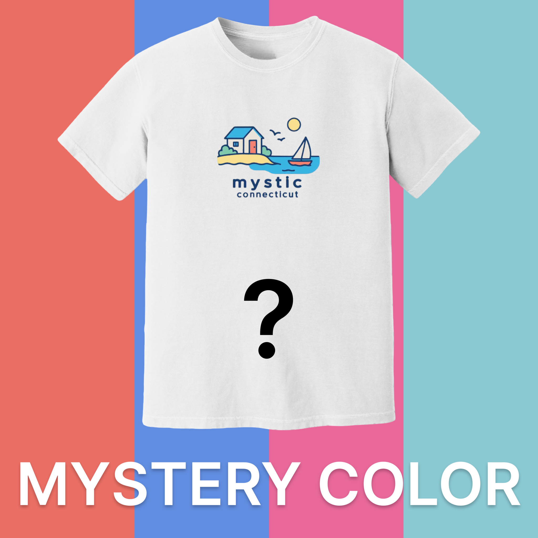 Mystic Beach House Comfort Colors T-Shirt - Mystery Color