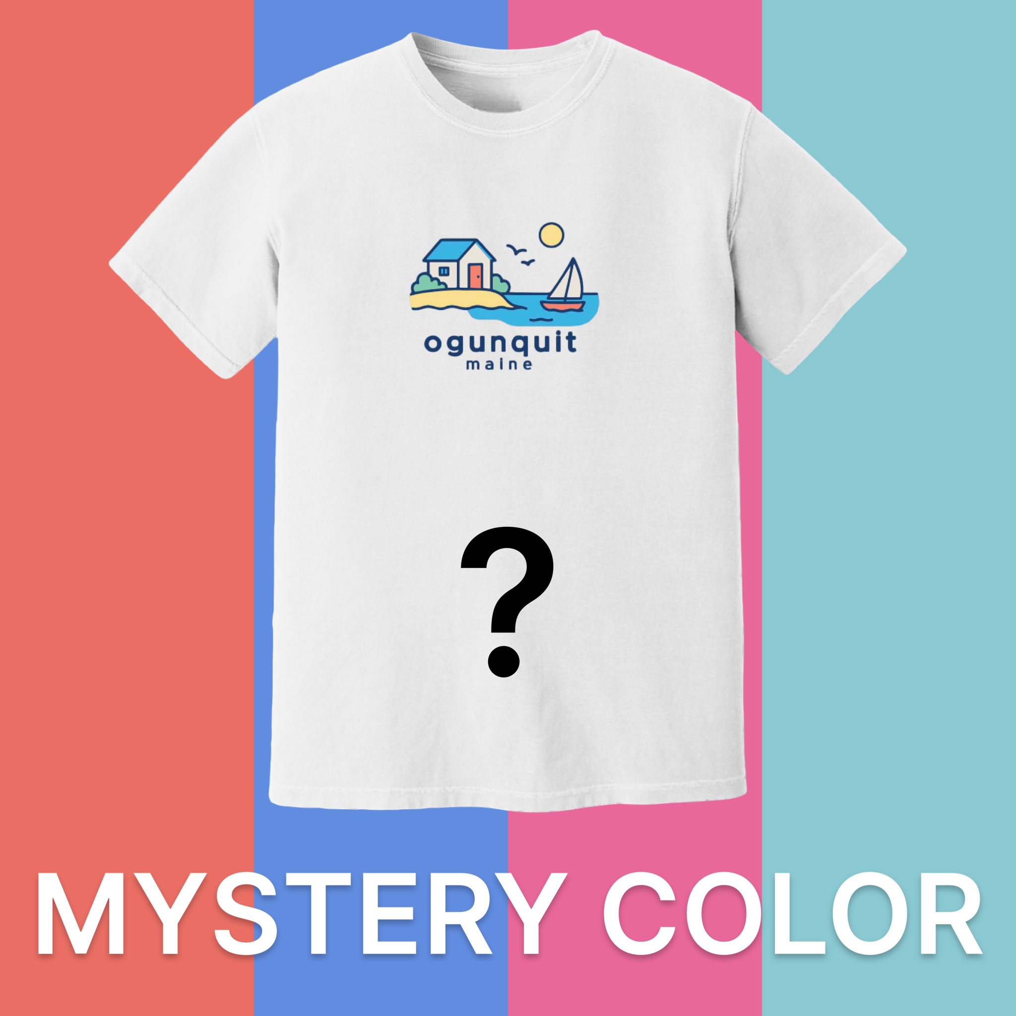 Ogunquit Beach House Comfort Colors T-Shirt - Mystery Color