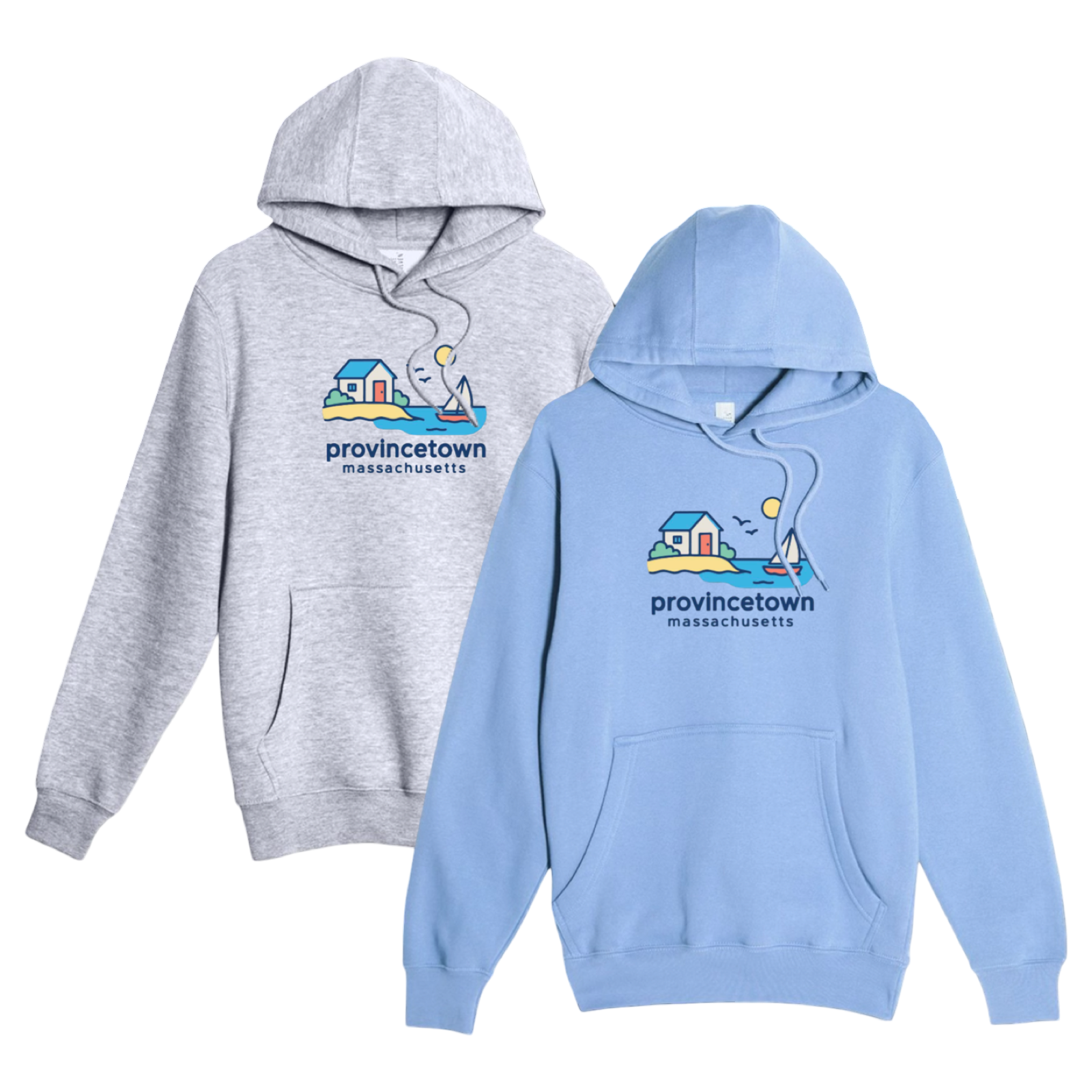 Provincetown Beach House Comfort Fleece Hoodie