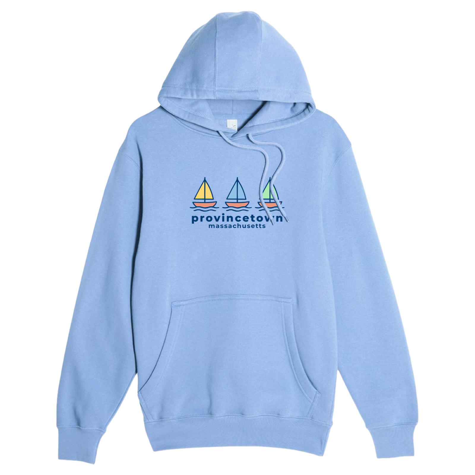 Provincetown Summer Sails Comfort Fleece Hoodie