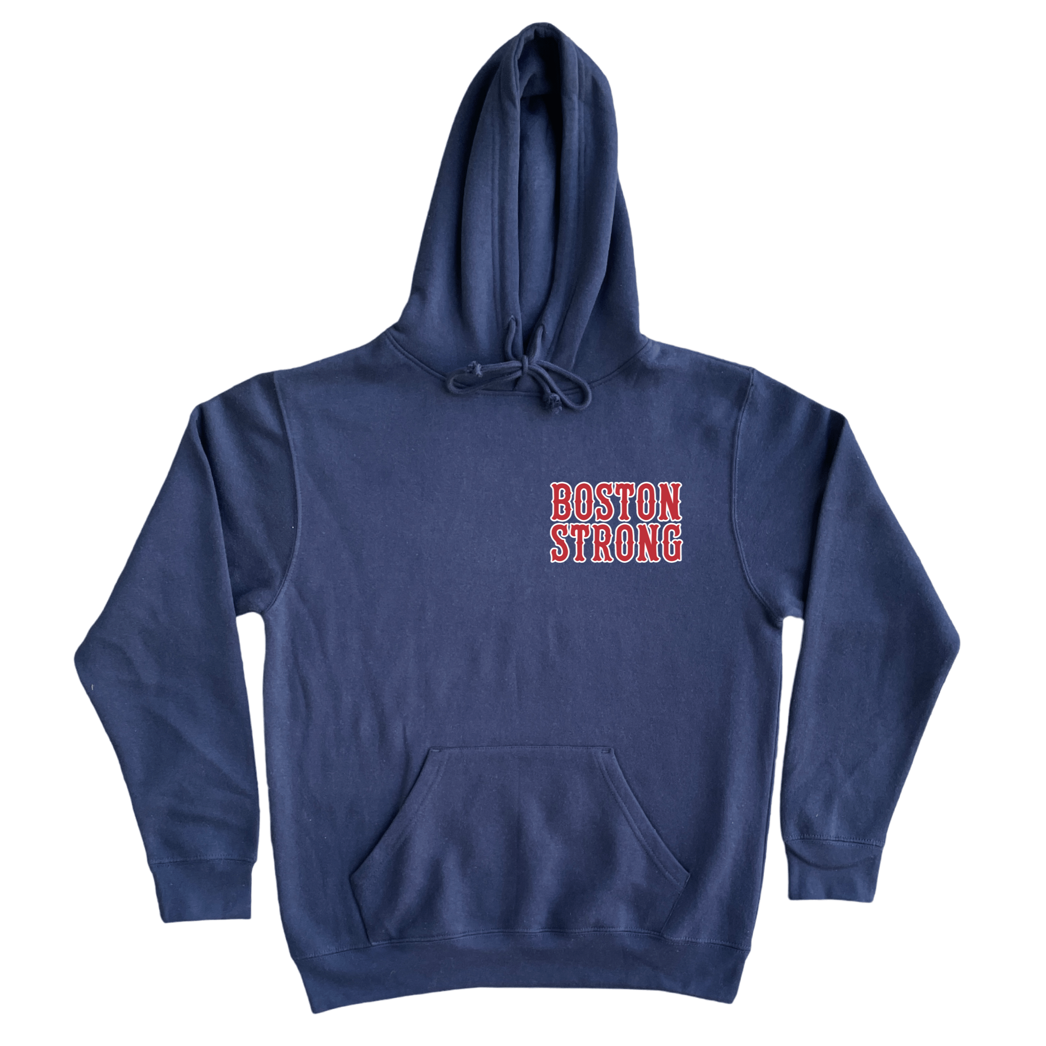 Boston Strong Soft Fleece Hoodie, navy