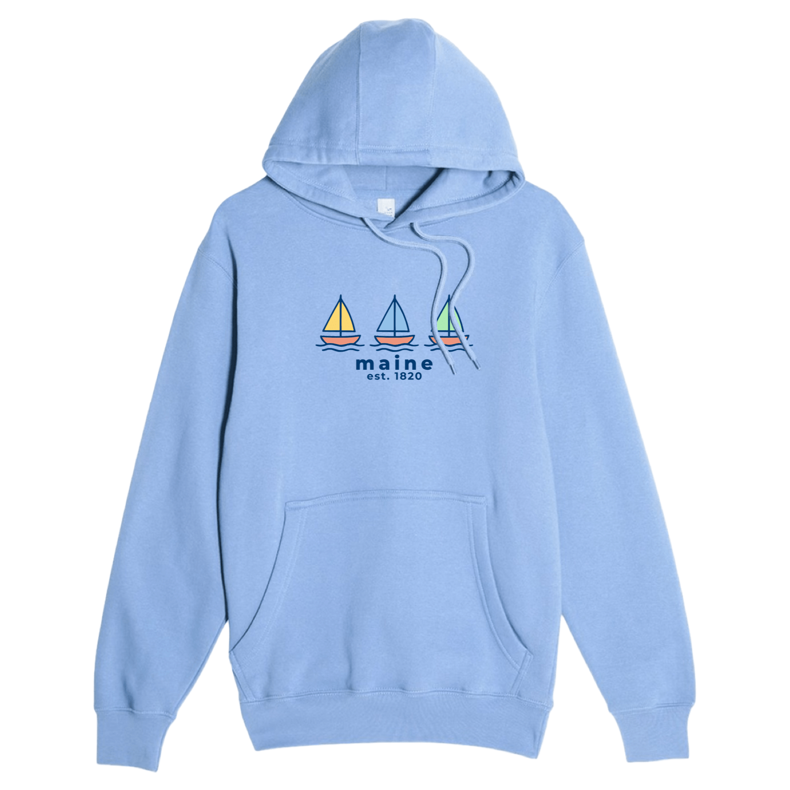 Cape Cod Clothing Company Maine Summer Sails Comfort Fleece Hoodie
