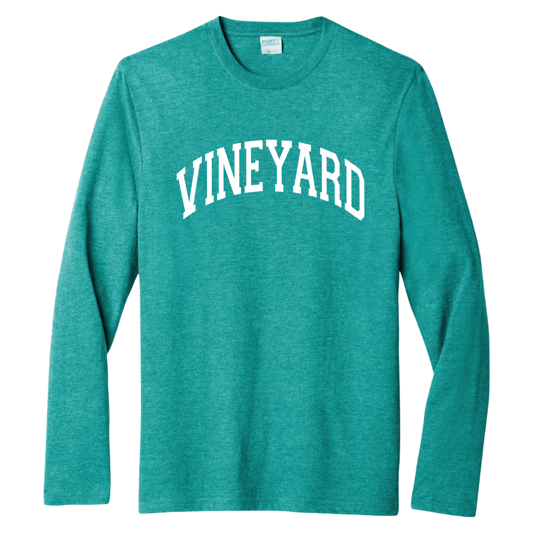 Vineyard Essential Long Sleeve Tee, jade