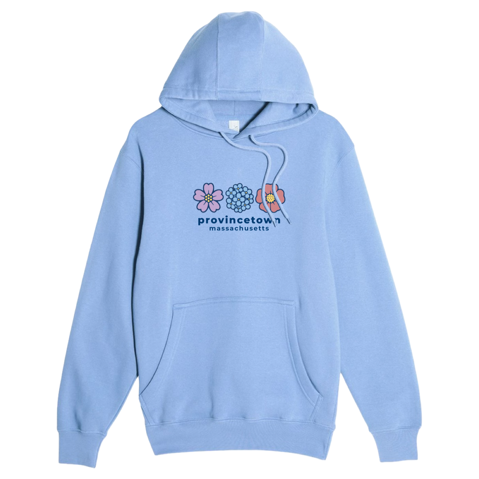 Provincetown Summer Bloom Comfort Fleece Hoodie