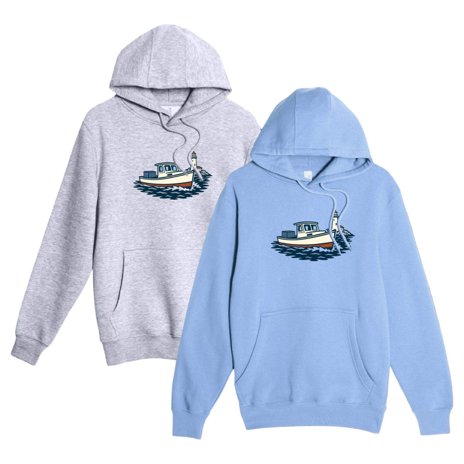 Cape Cod Clothing Company Lobster Boat Comfort Fleece Hoodie