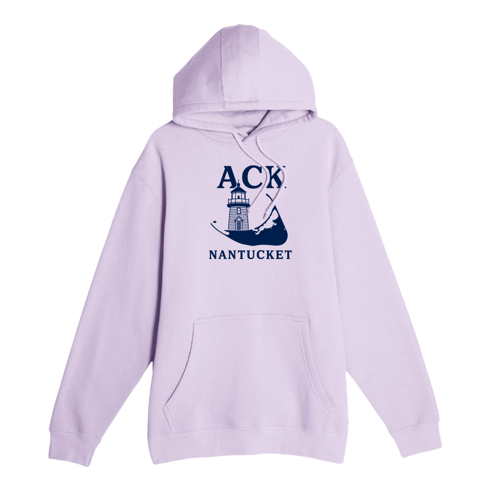 Cape Cod Clothing Company Nantucket ACK Lighthouse Comfort Fleece Hoodie