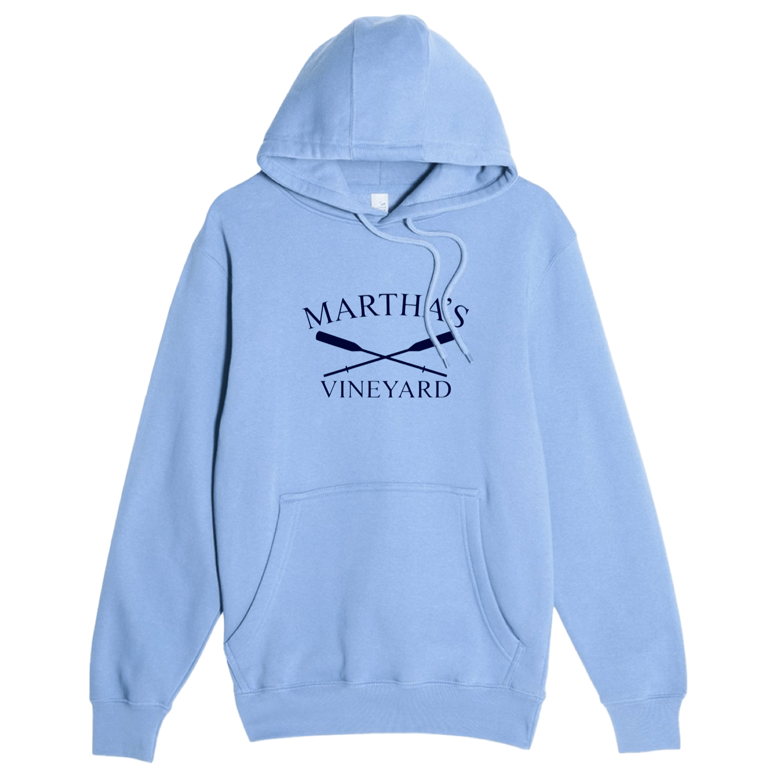 Cape Cod Clothing Company Martha's Vineyard Crossed Oar Comfort Fleece Hoodie