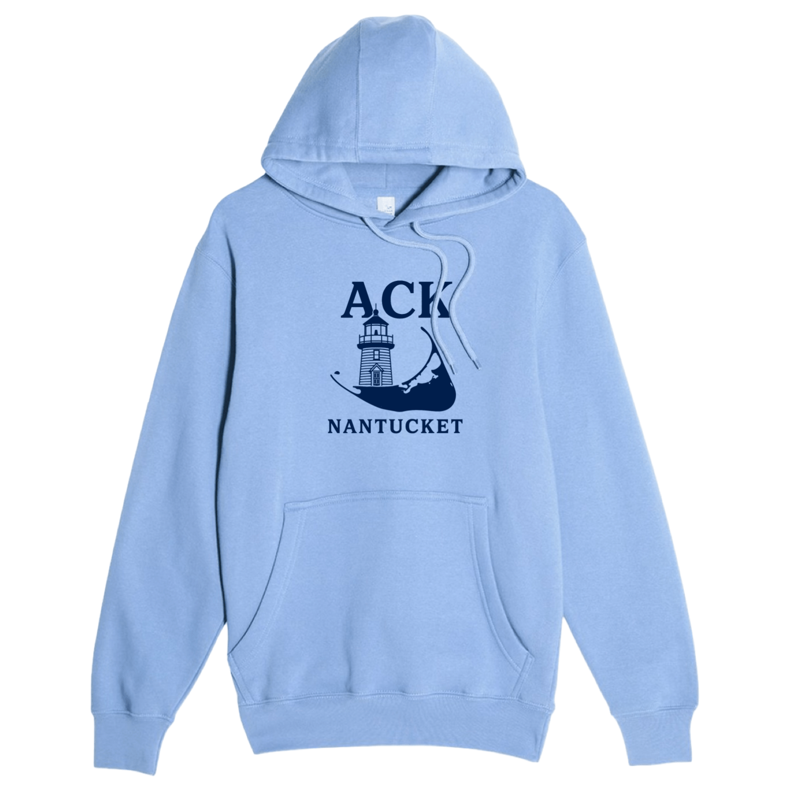 Nantucket ACK Lighthouse Comfort Fleece Hoodie