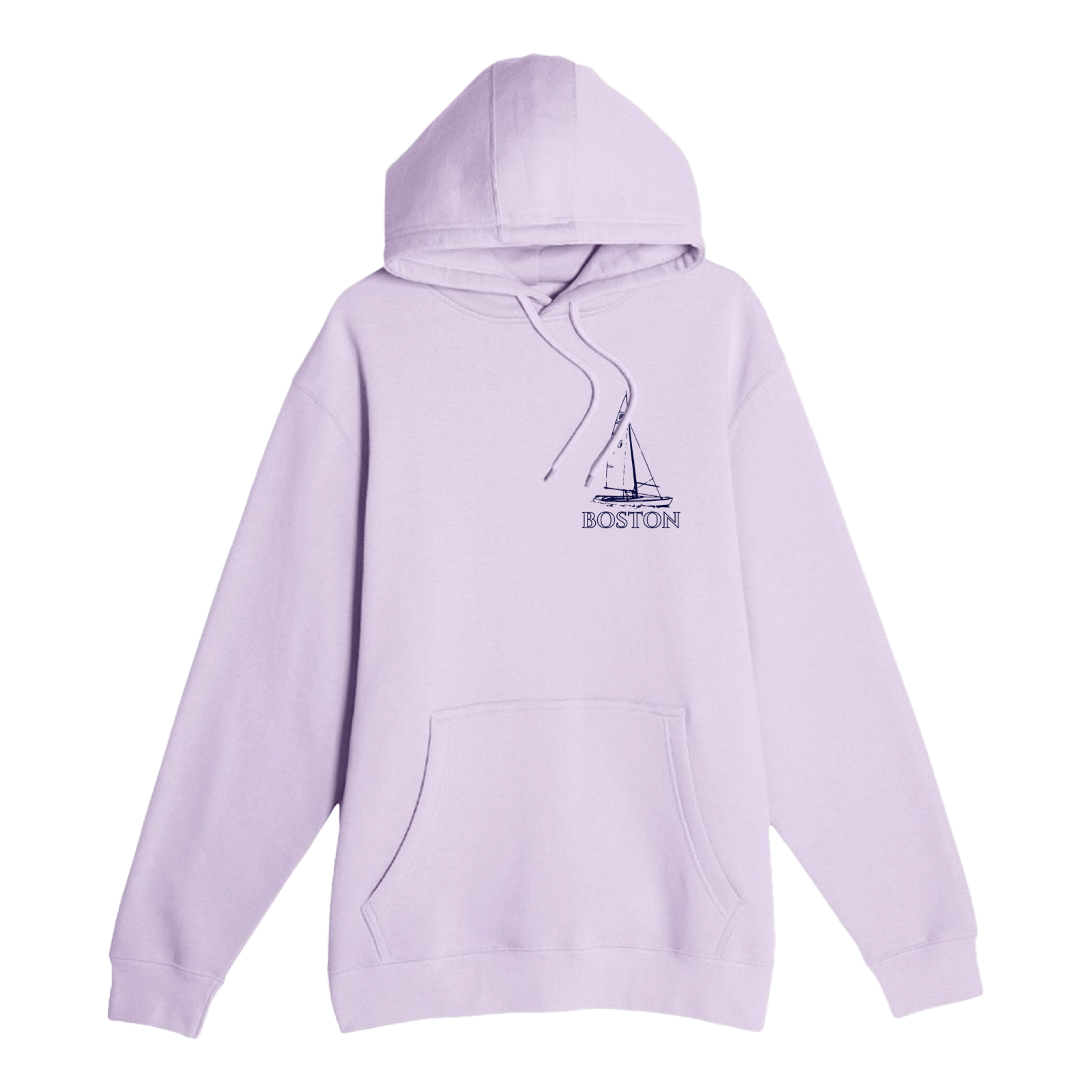 Cape Cod Clothing Company Boston Sailboat Comfort Fleece Hoodie
