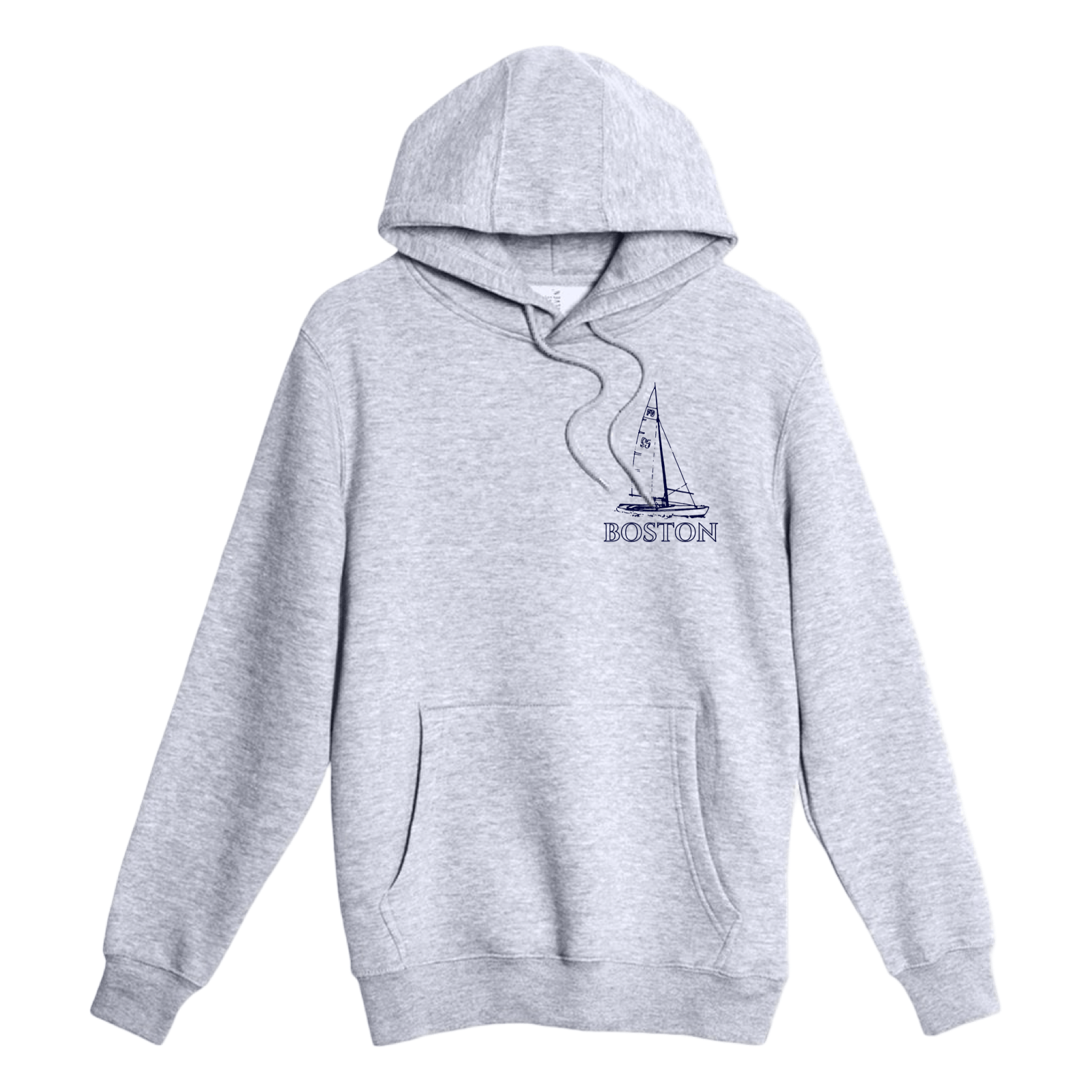 Cape Cod Clothing Company Boston Sailboat Comfort Fleece Hoodie