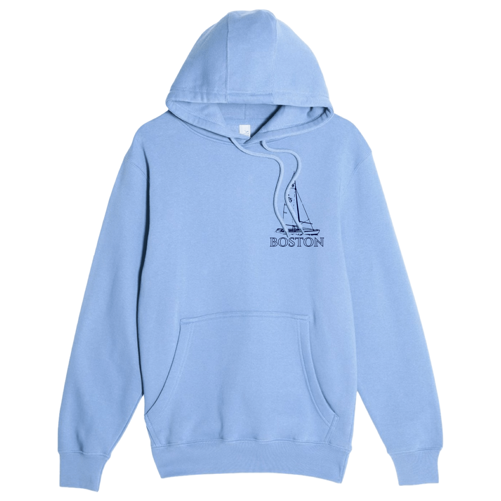 Cape Cod Clothing Company Boston Sailboat Comfort Fleece Hoodie