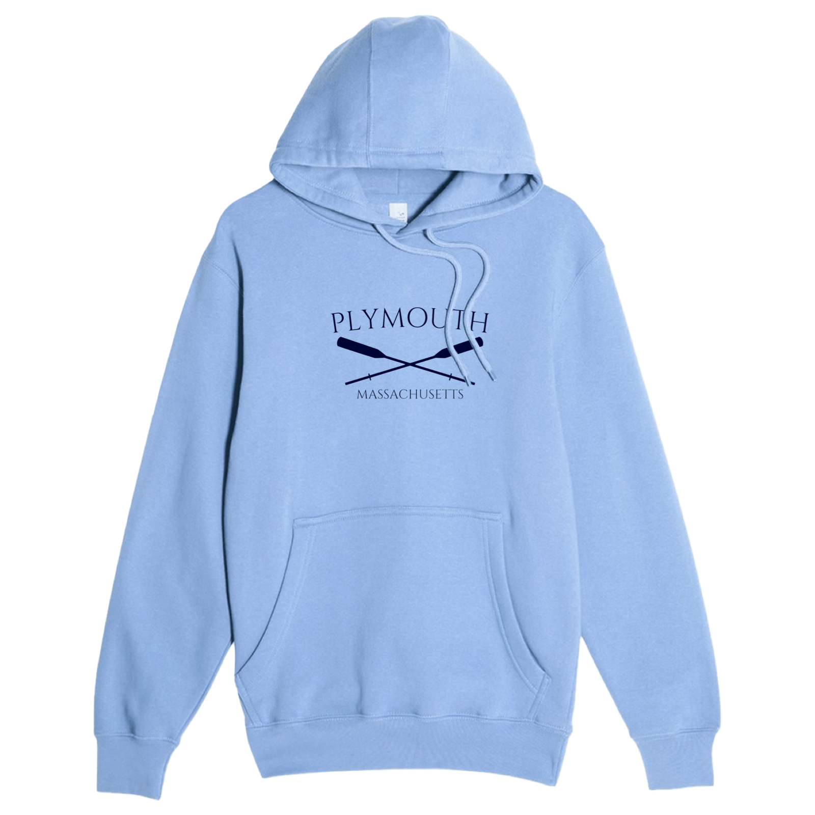 Cape Cod Clothing Company Plymouth Crossed Oar Comfort Fleece Hoodie