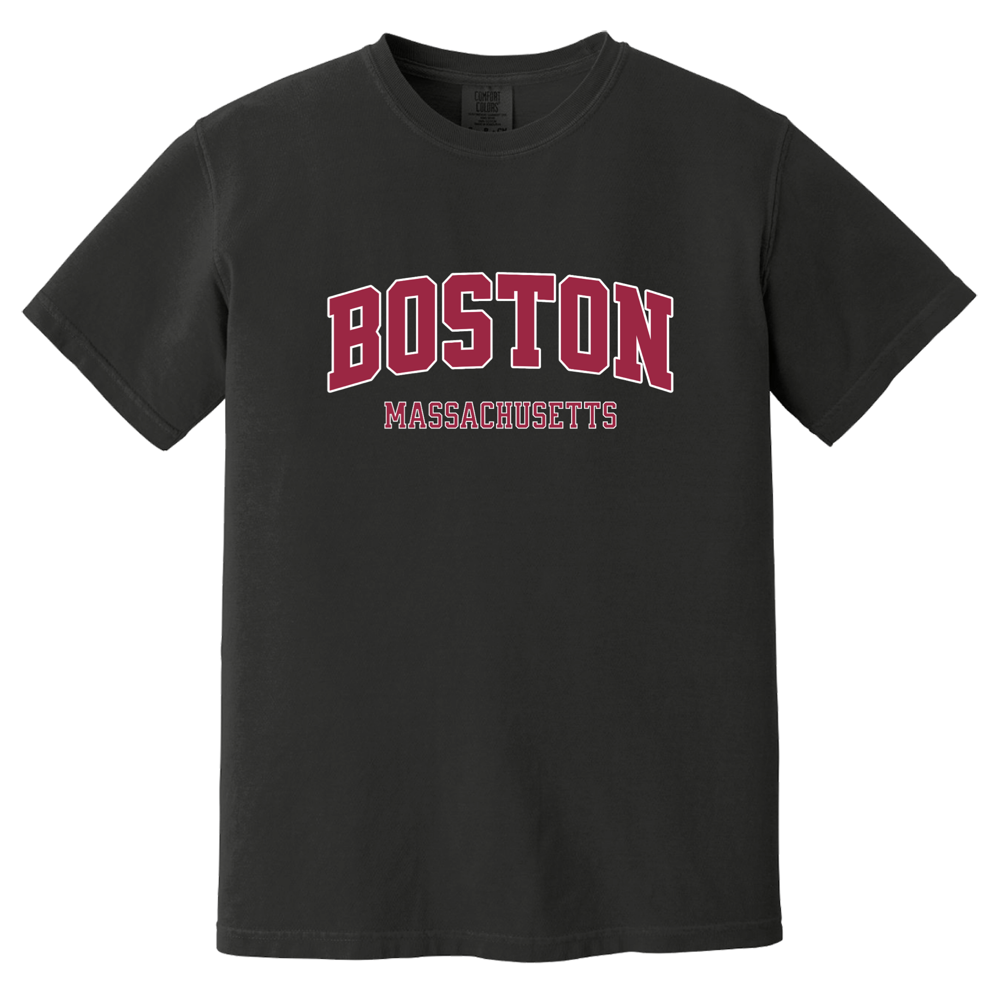 Boston Collegiate Comfort Colors T-Shirt, black