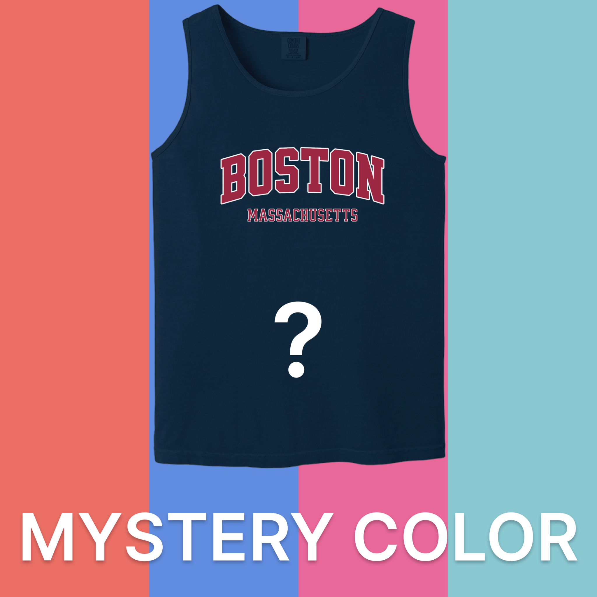 Boston Collegiate Comfort Colors Tank Top - Mystery Color