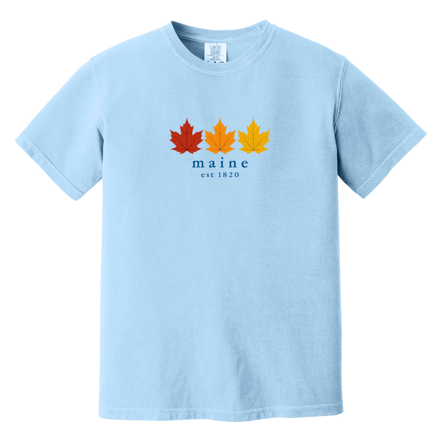 Cape Cod Clothing Company Maine Fall Foliage Comfort Colors T-Shirt