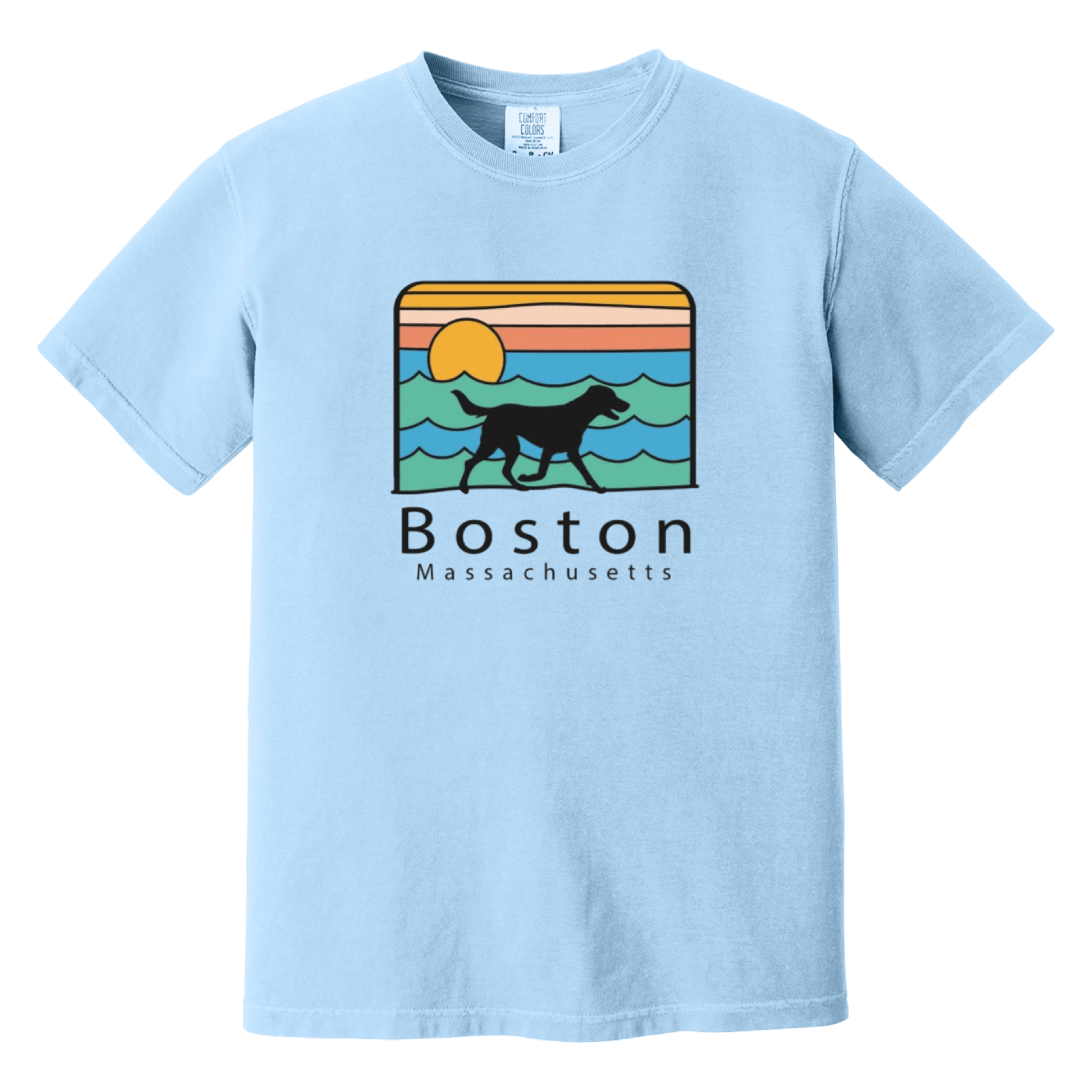 Cape Cod Clothing Company Boston Summer Dog Comfort Colors T-Shirt