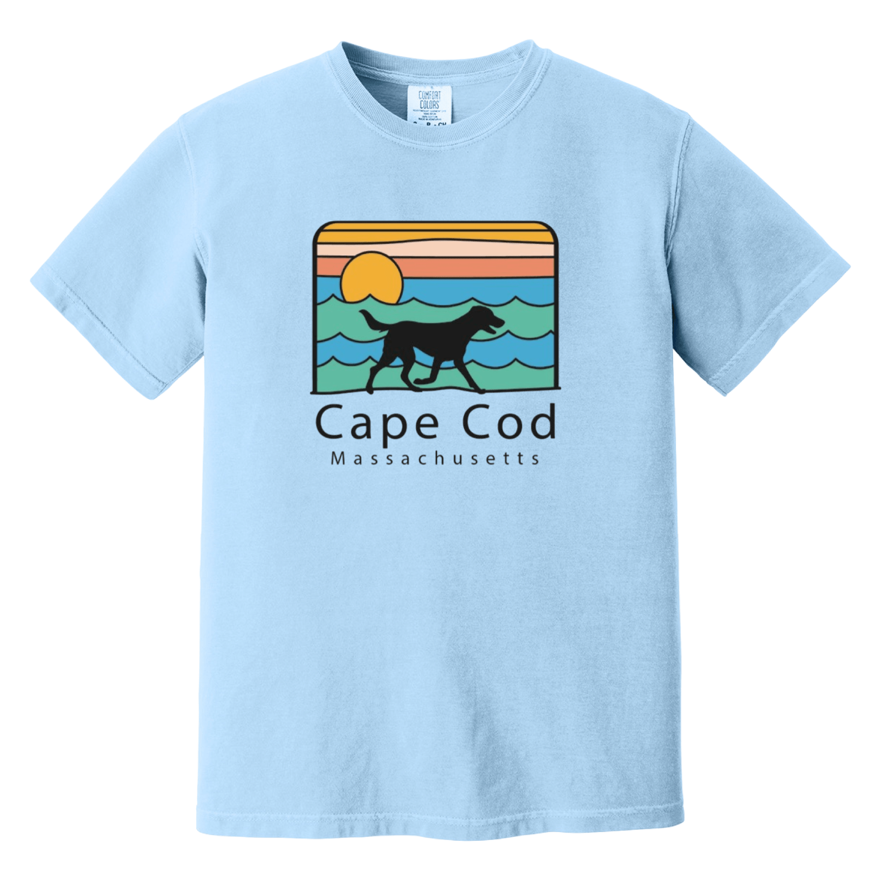 Cape Cod Clothing Company Cape Cod Summer Dog Comfort Colors T-Shirt