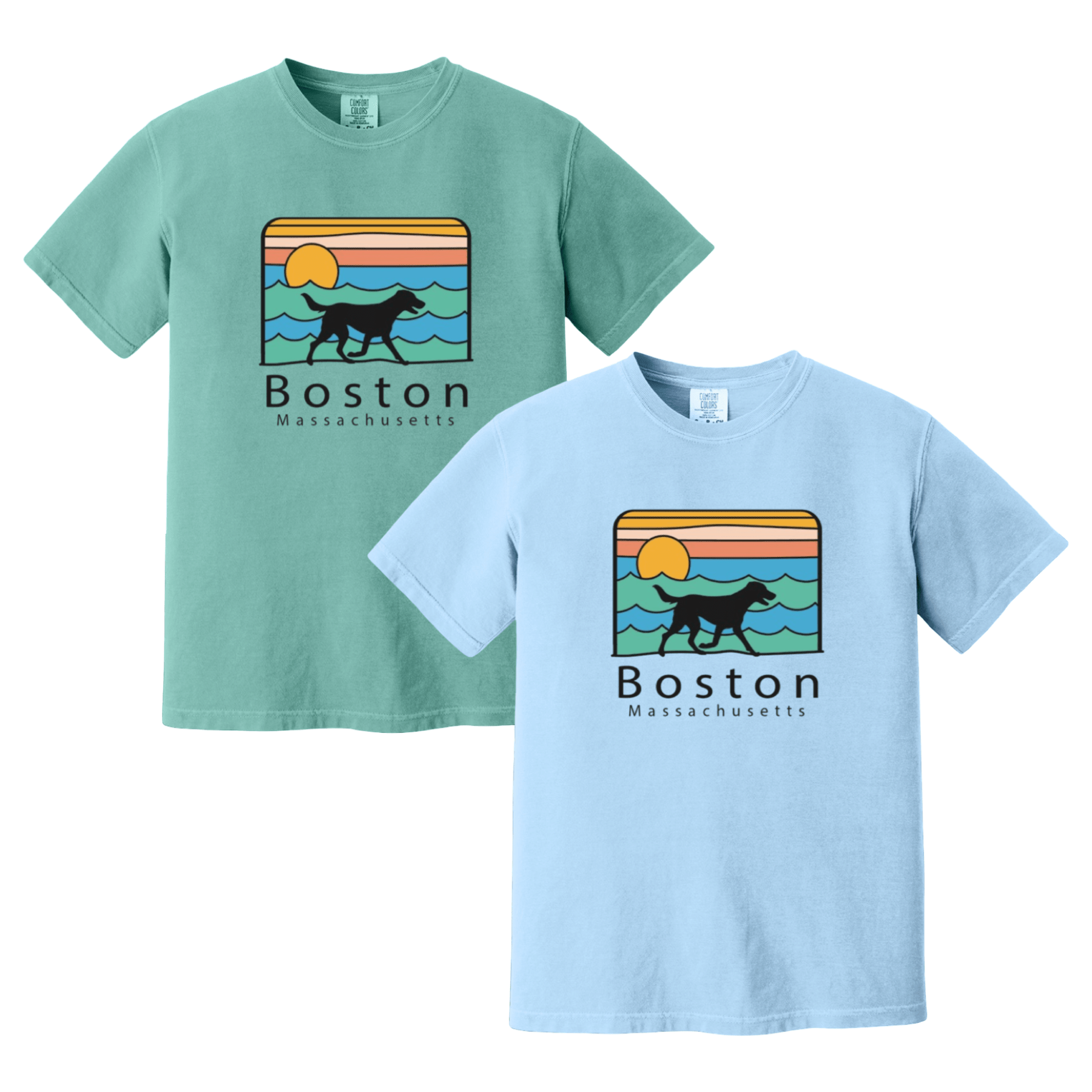 Cape Cod Clothing Company Boston Summer Dog Comfort Colors T-Shirt