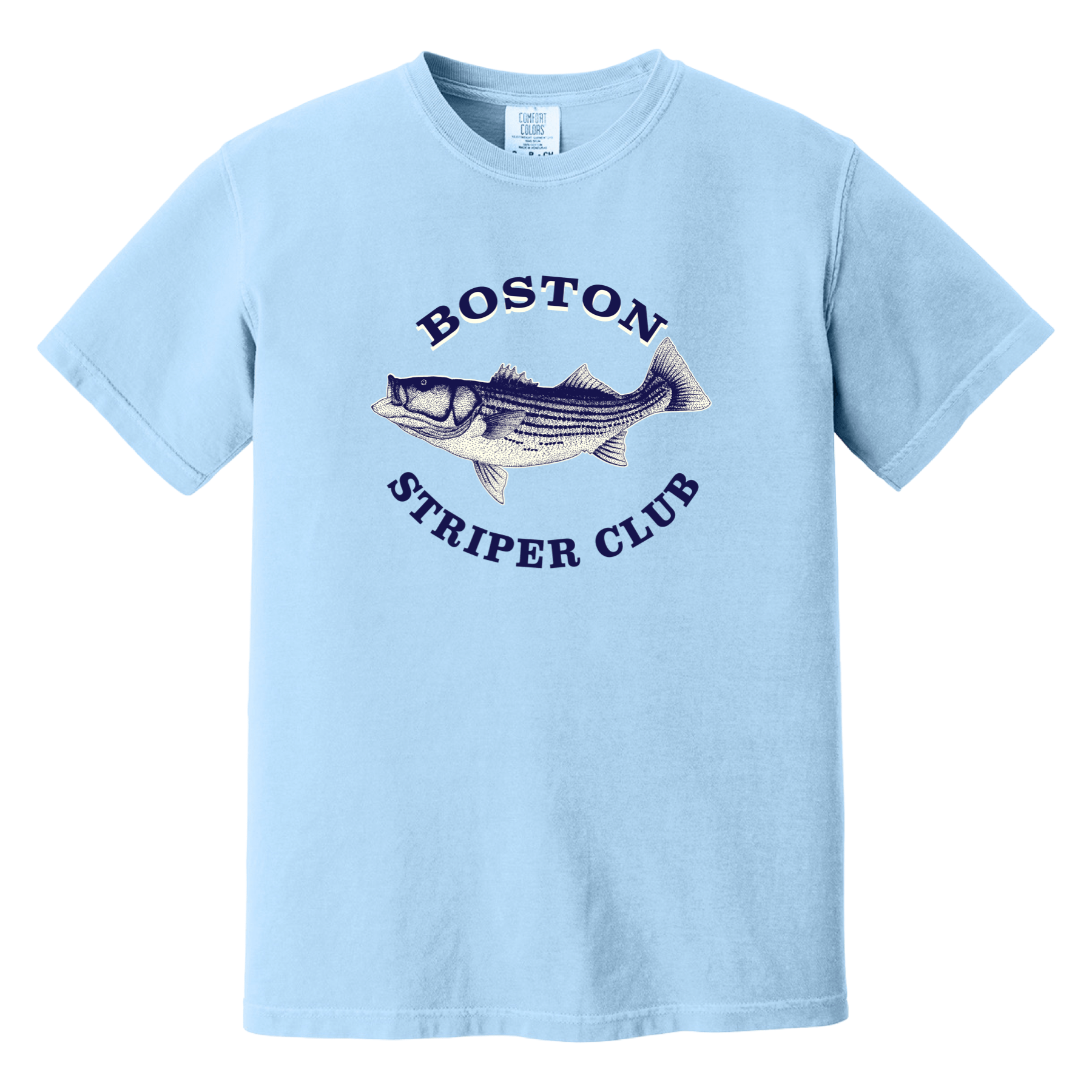 Cape Cod Clothing Company Boston Striper Club Comfort Colors T-Shirt