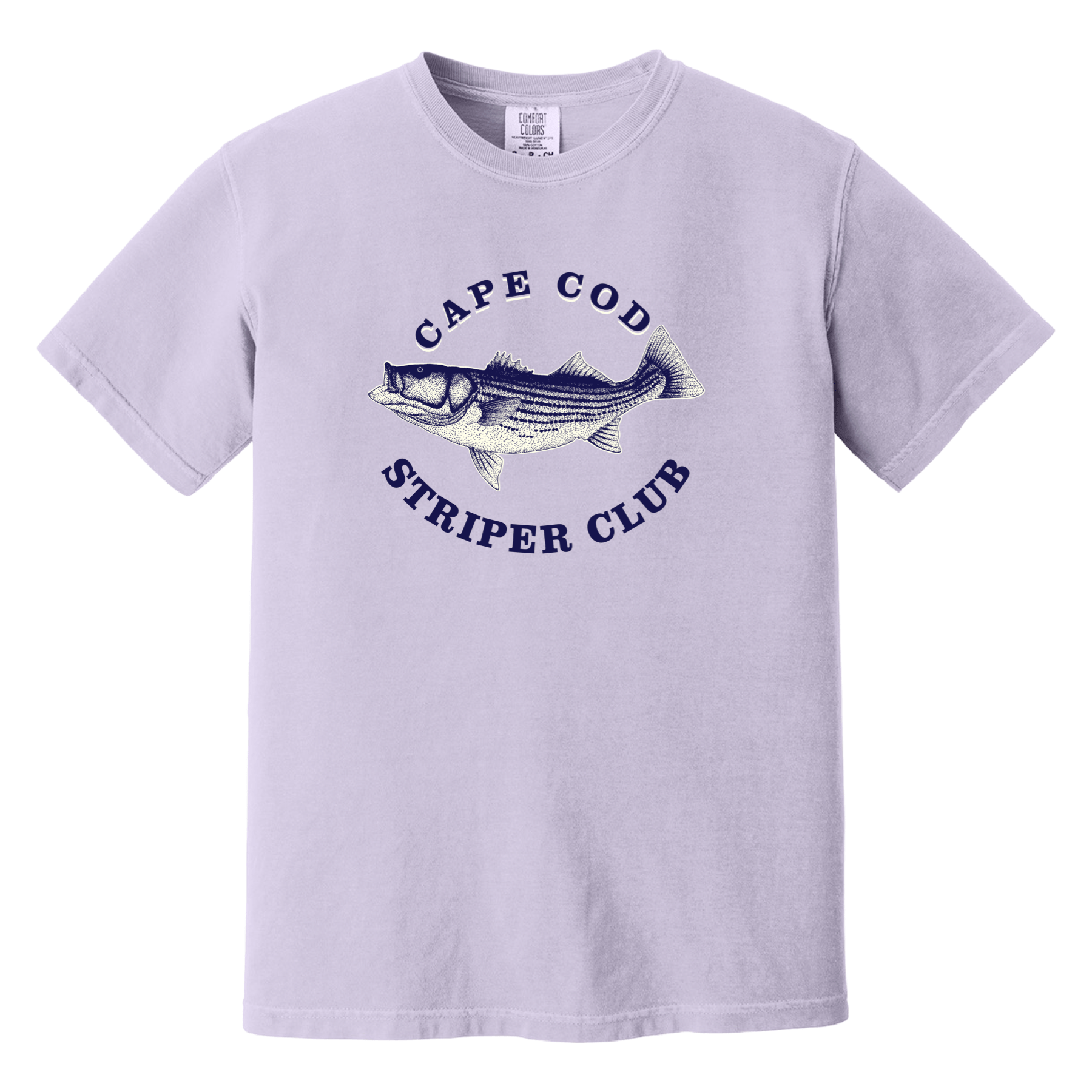 Cape Cod Clothing Company Cape Cod Striper Club Comfort Colors T-Shirt