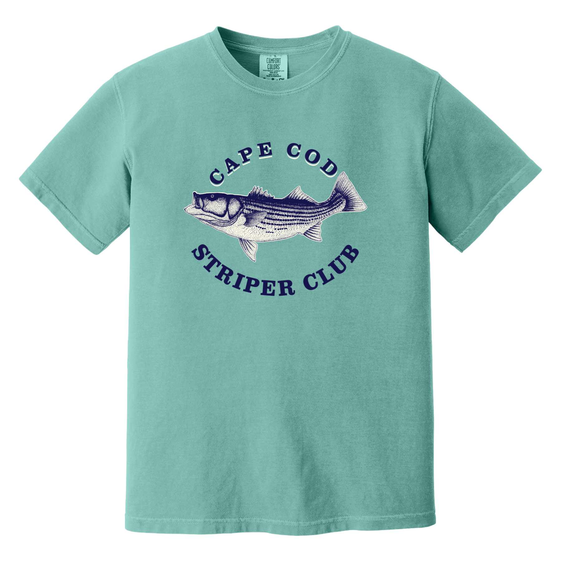 Cape Cod Clothing Company Cape Cod Striper Club Comfort Colors T-Shirt