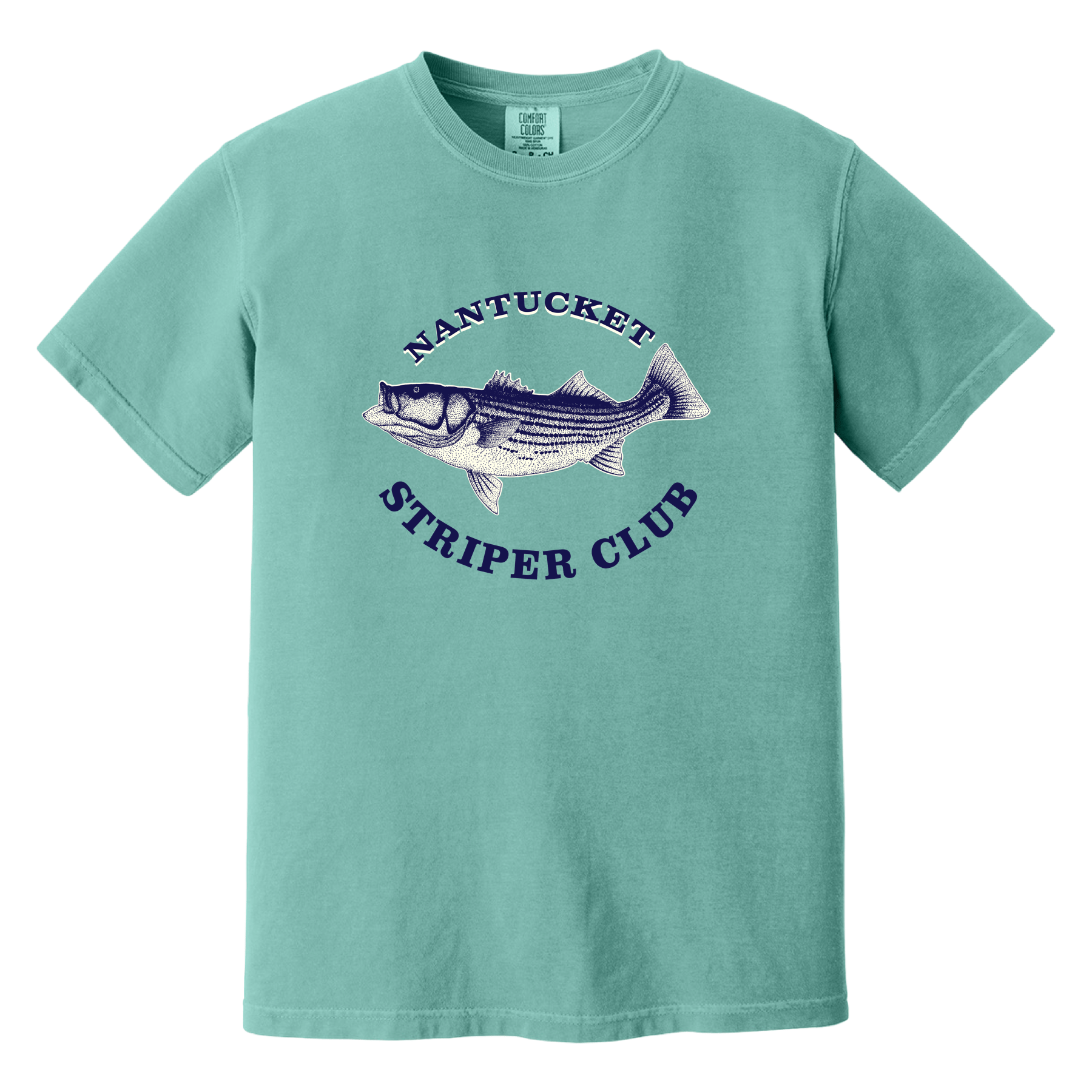Cape Cod Clothing Company Nantucket Striper Club Comfort Colors T-Shirt