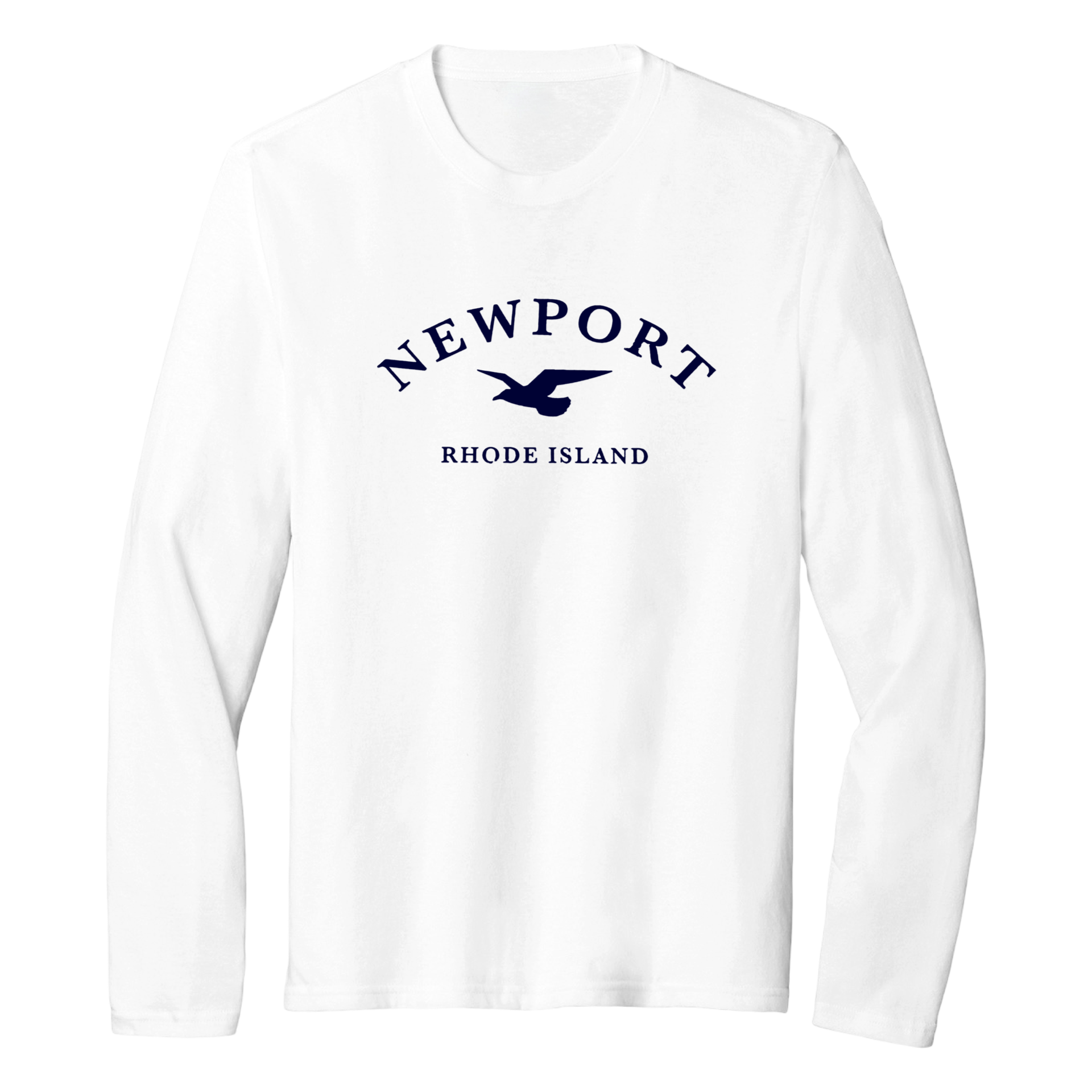 Newport Seagull Essential Long Sleeve Tee, white