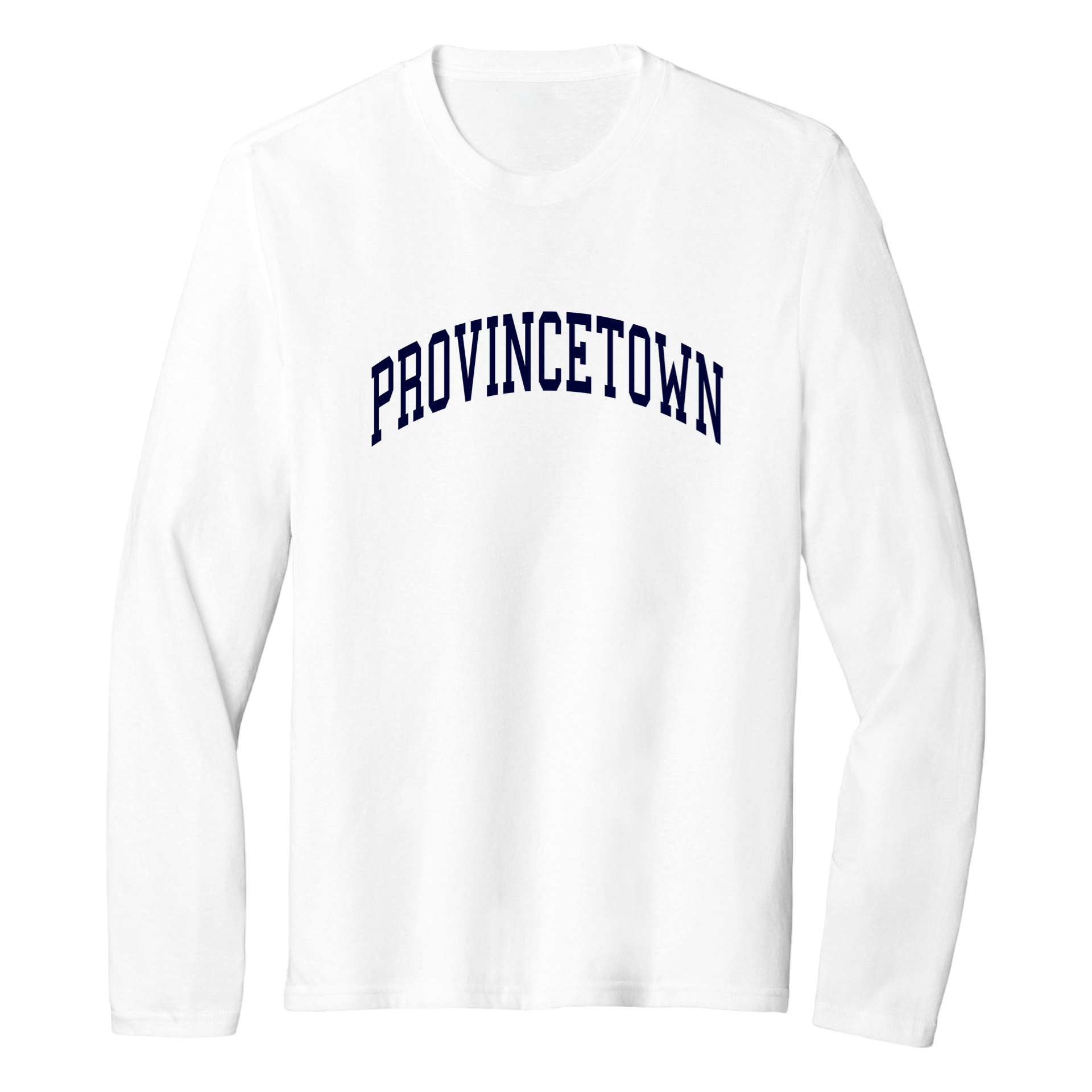 Provincetown Essential Long Sleeve Tee, white