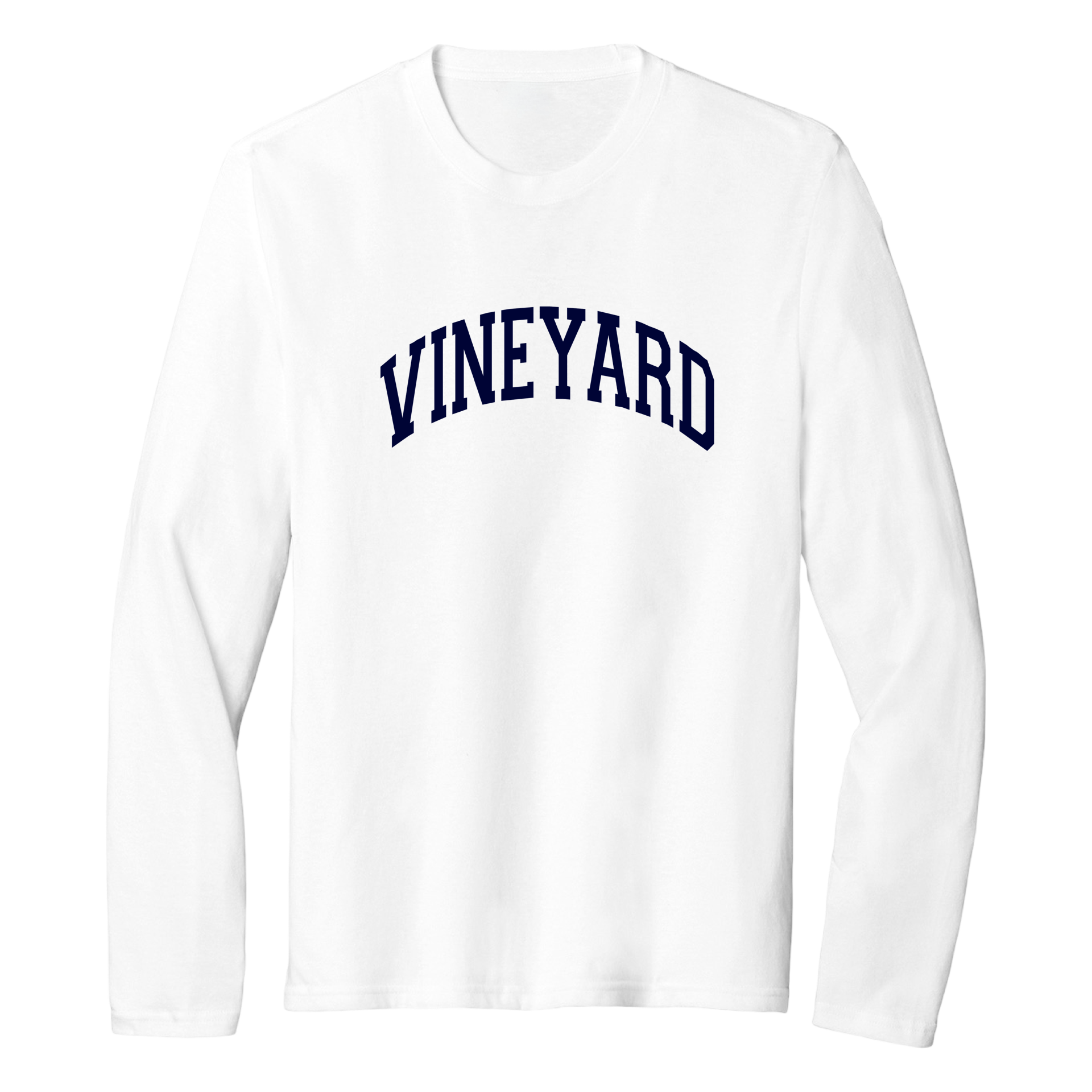 Vineyard Essential Long Sleeve Tee, white