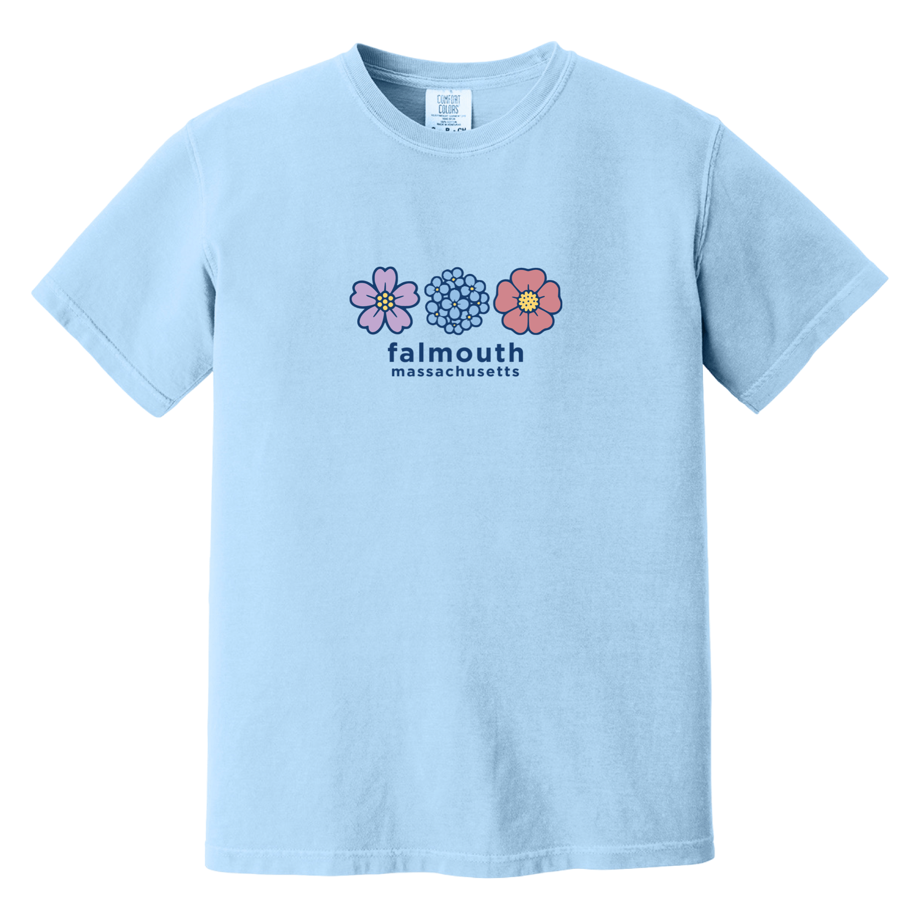Cape Cod Clothing Company Falmouth Summer Bloom Comfort Colors T-Shirt