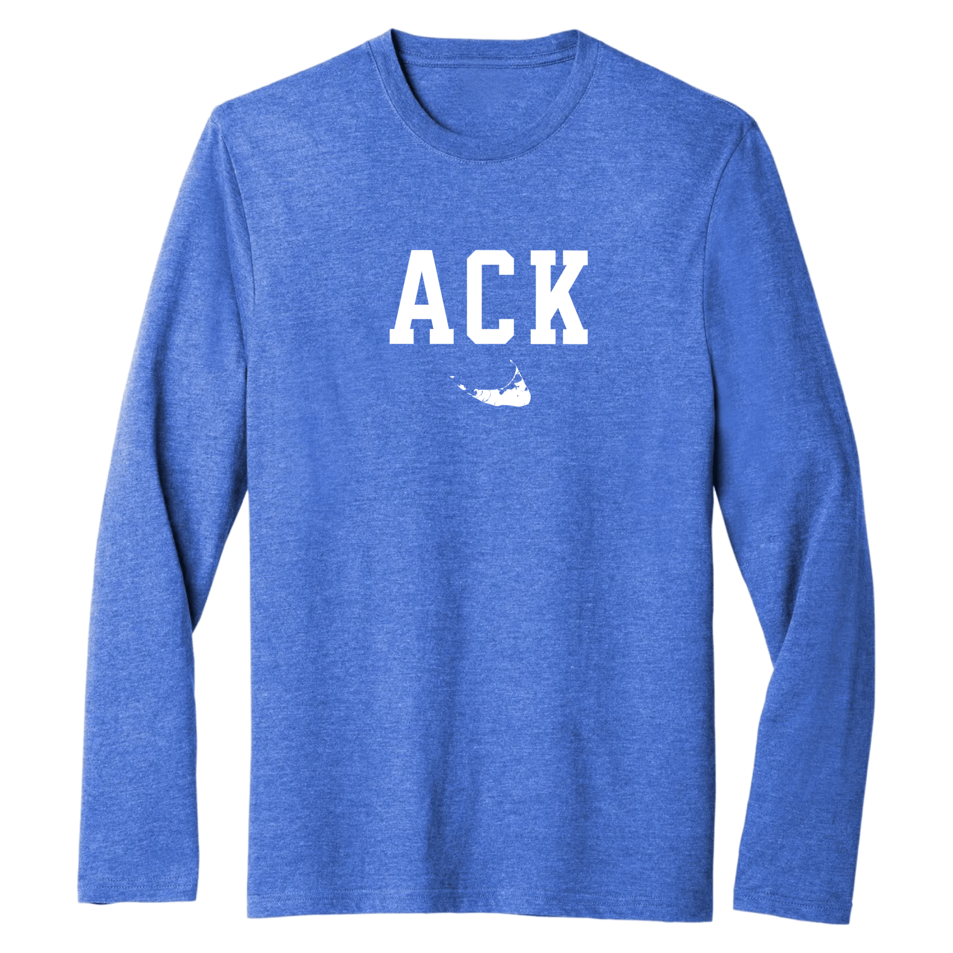 Nantucket ACK Essential Long Sleeve Tee, royal