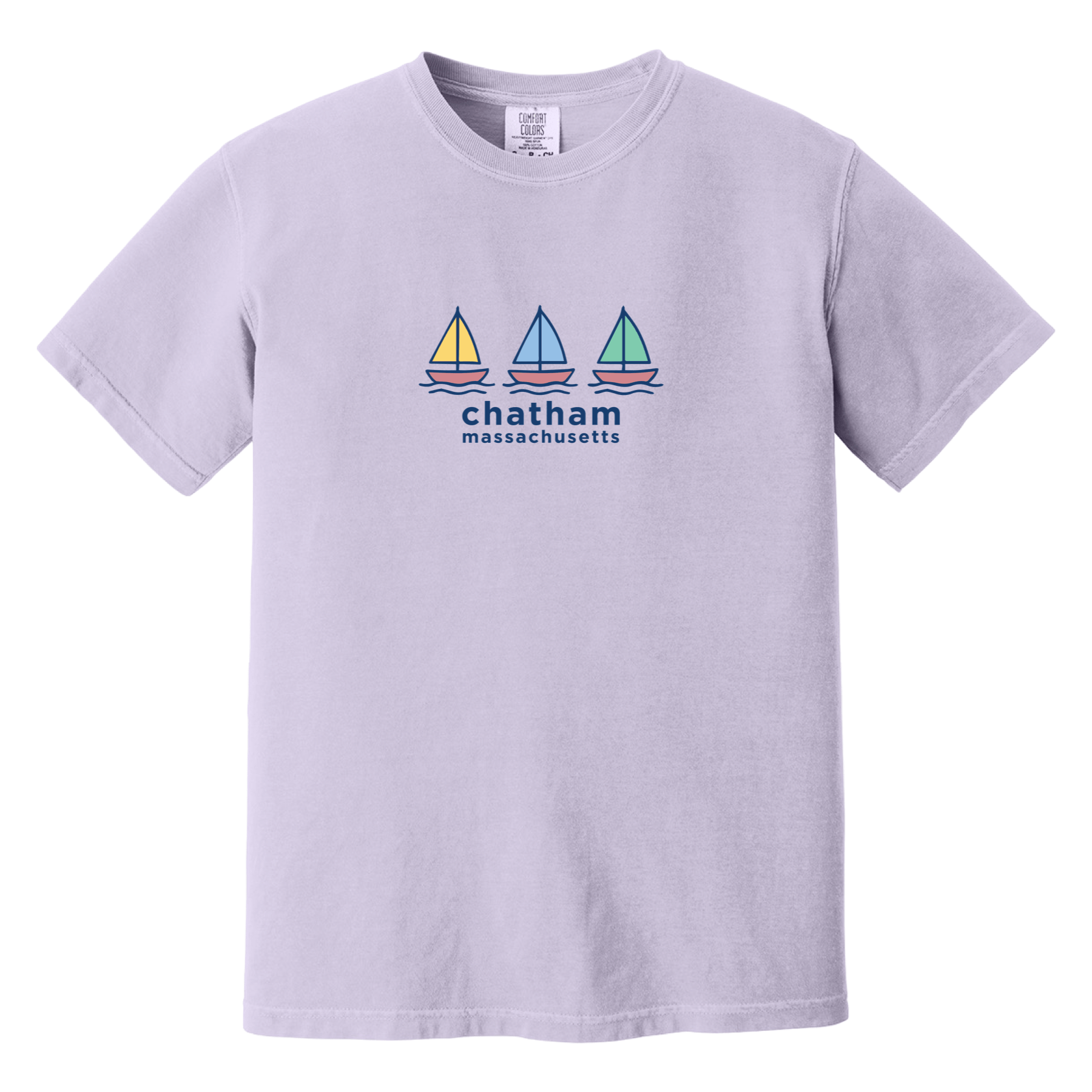 Cape Cod Clothing Company Chatham Summer Sails Comfort Colors T-Shirt
