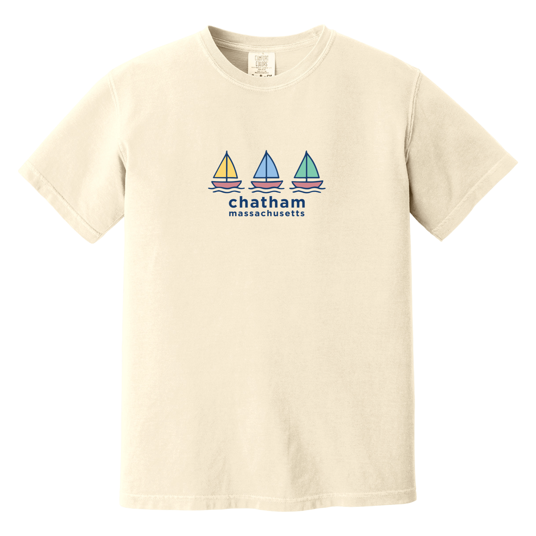 Cape Cod Clothing Company Chatham Summer Sails Comfort Colors T-Shirt