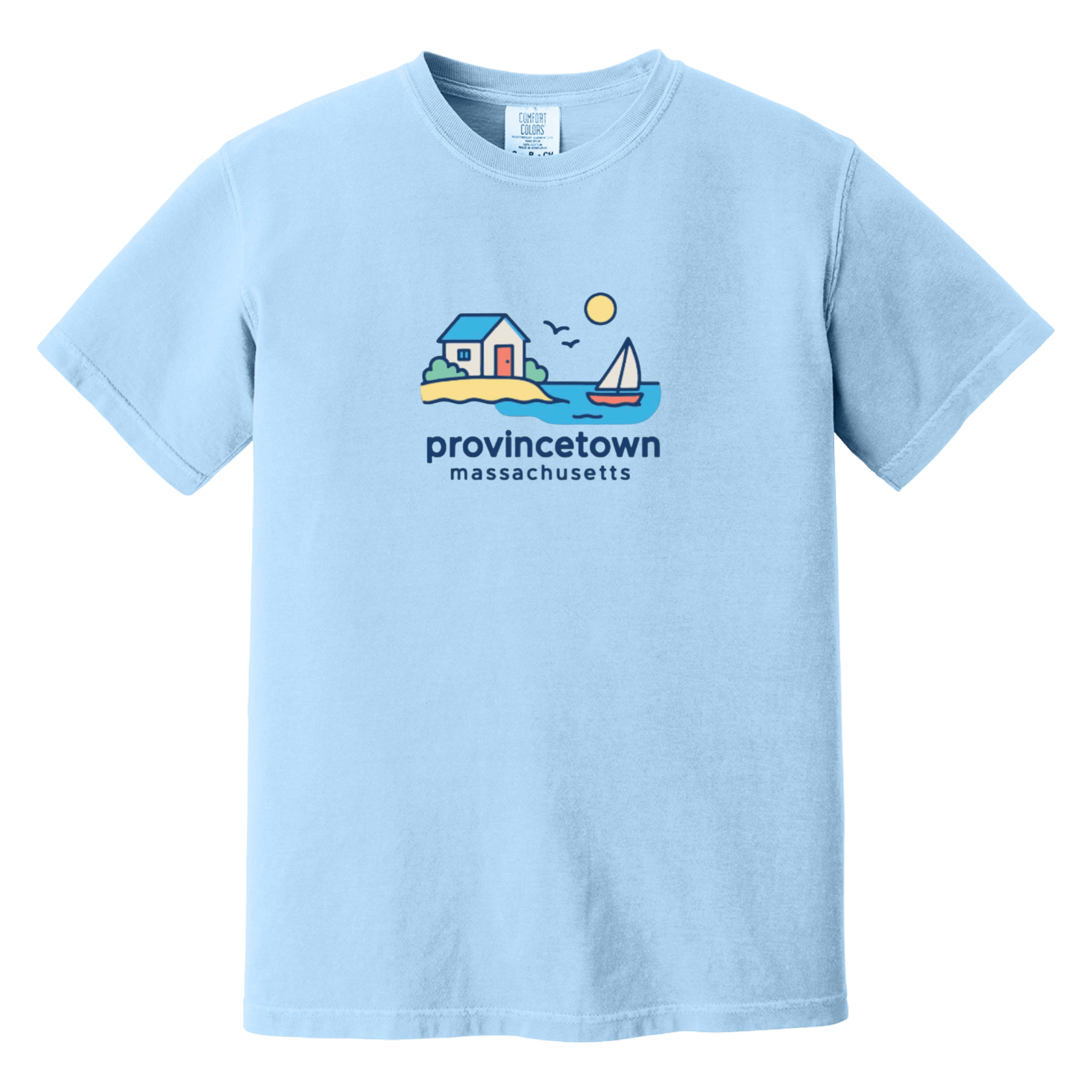 Cape Cod Clothing Company Provincetown Beach House Comfort Colors T-Shirt