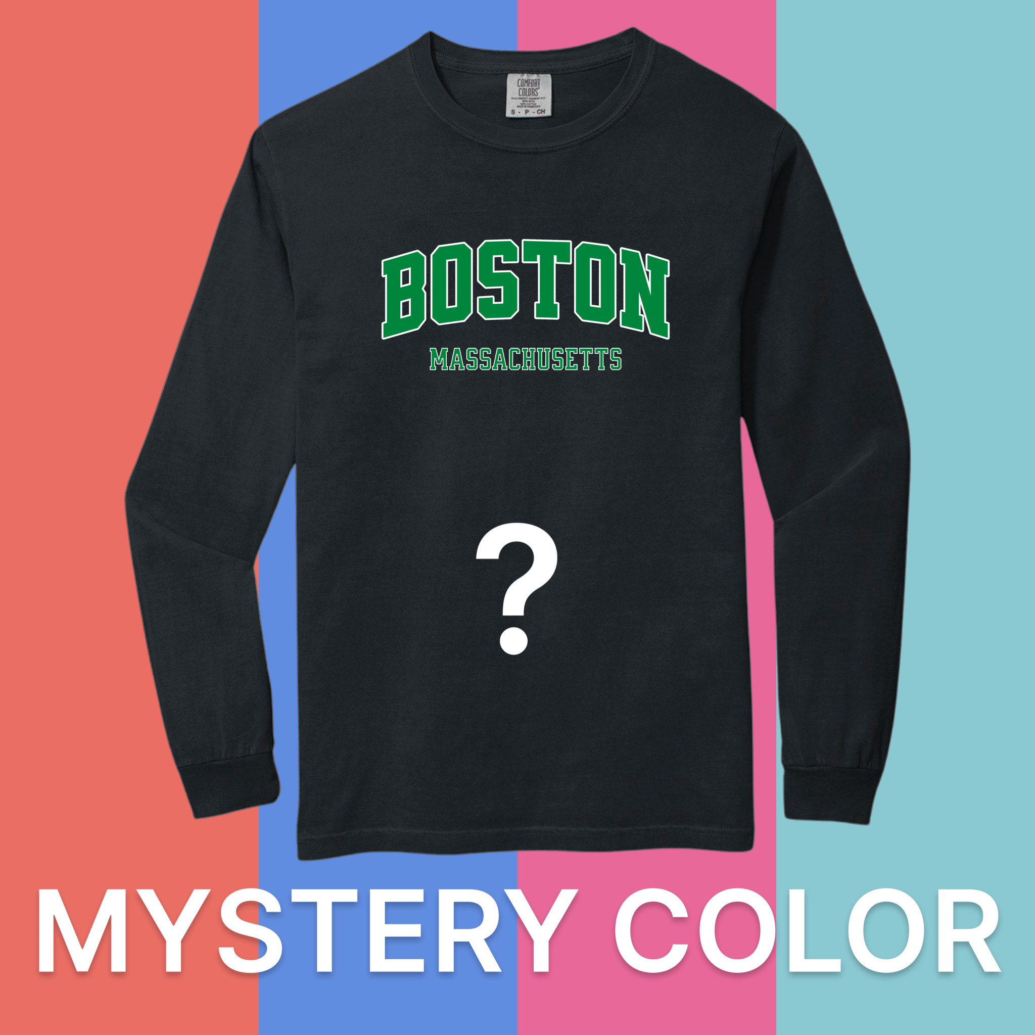 Boston Original Comfort Colors Long Sleeve Tee - Mystery Color