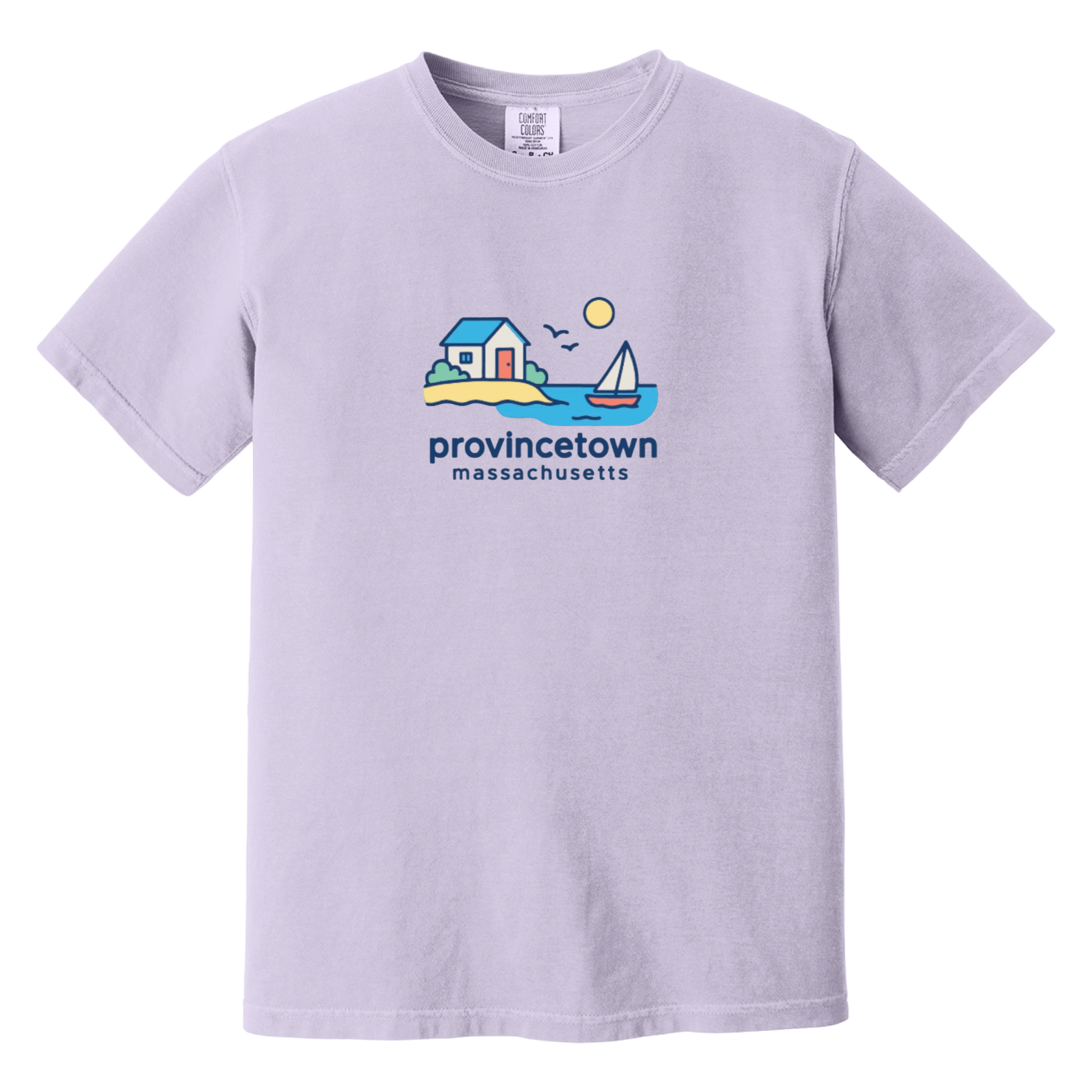 Cape Cod Clothing Company Provincetown Beach House Comfort Colors T-Shirt