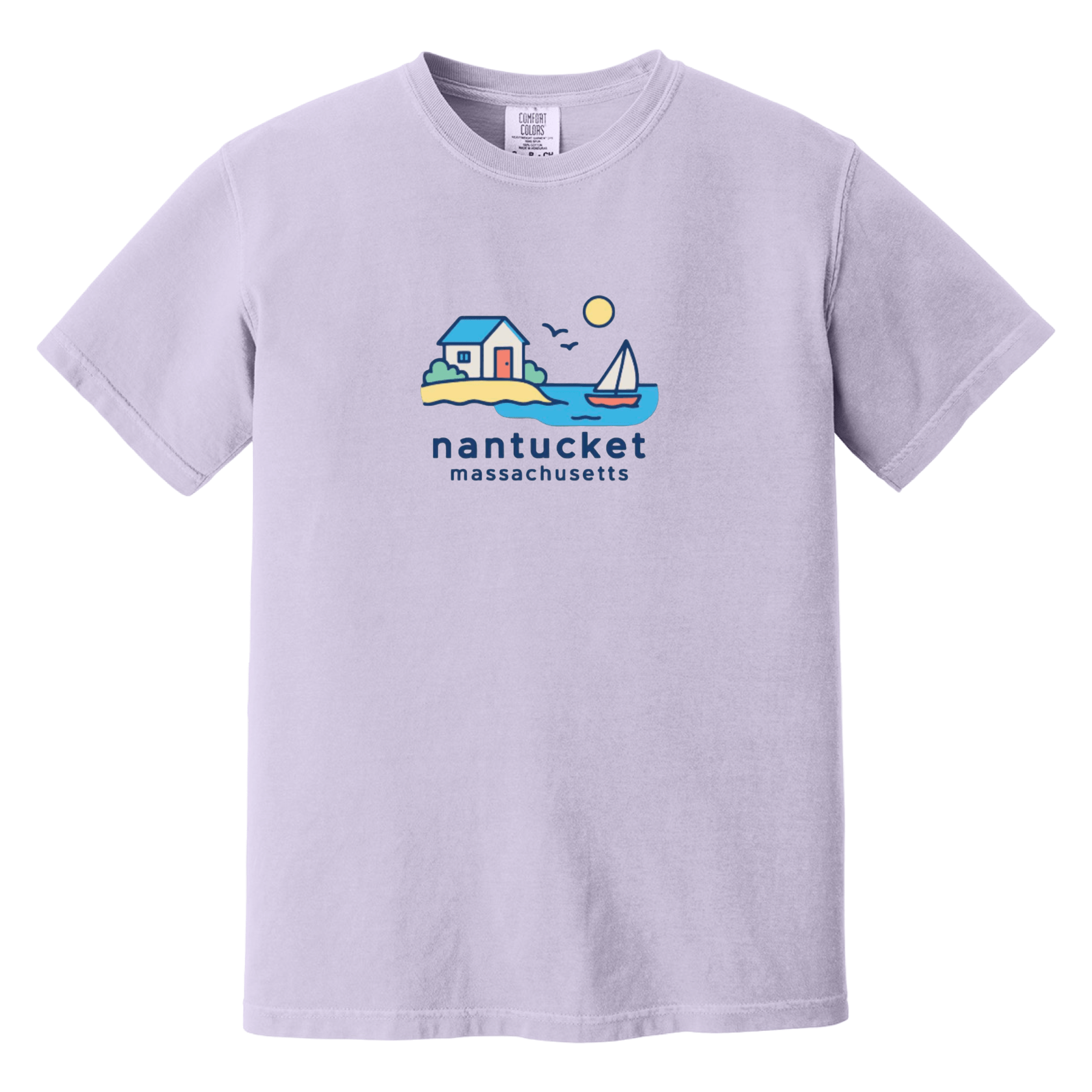 Cape Cod Clothing Company Nantucket Beach House Comfort Colors T-Shirt