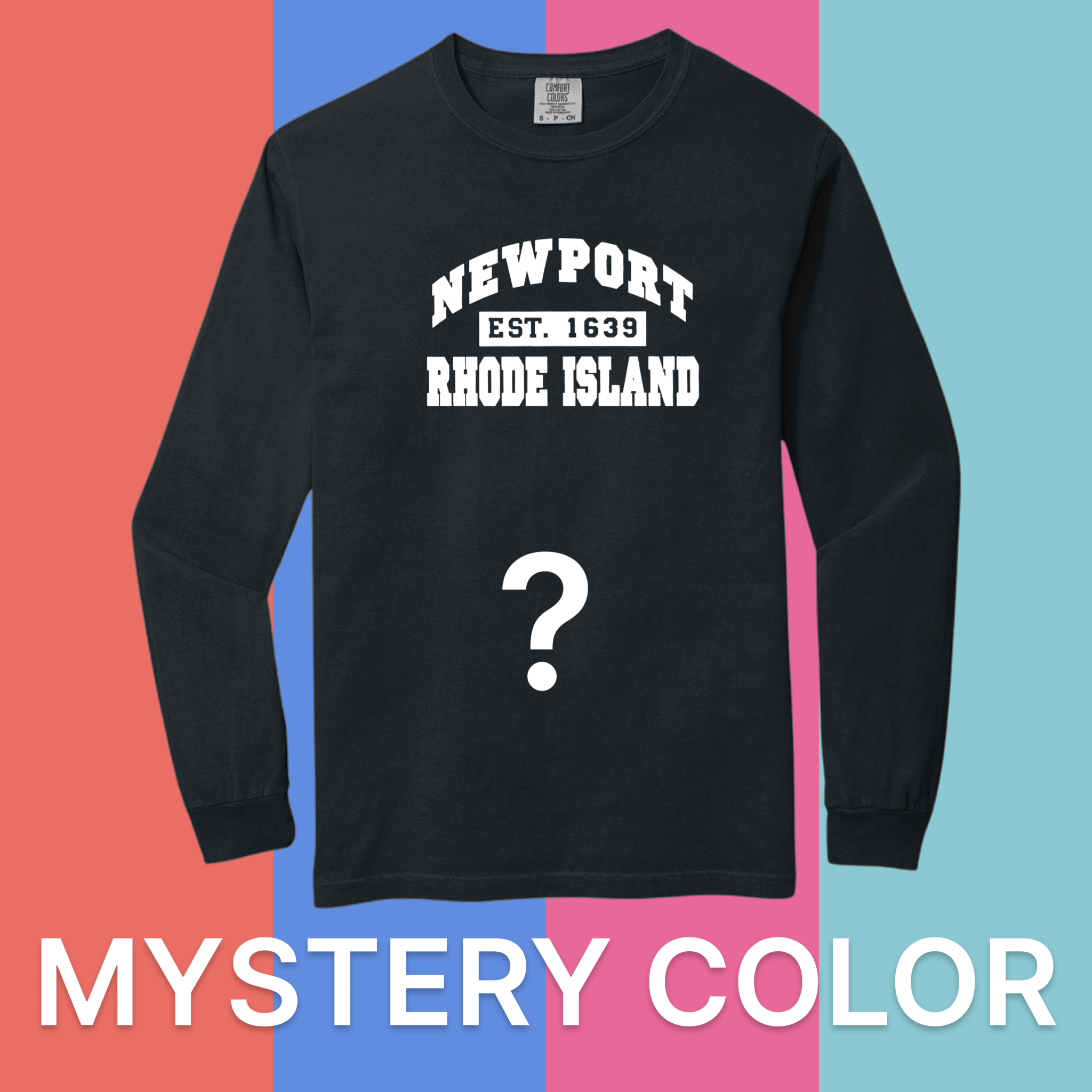 Newport Established Comfort Colors Long Sleeve Tee - Mystery Color