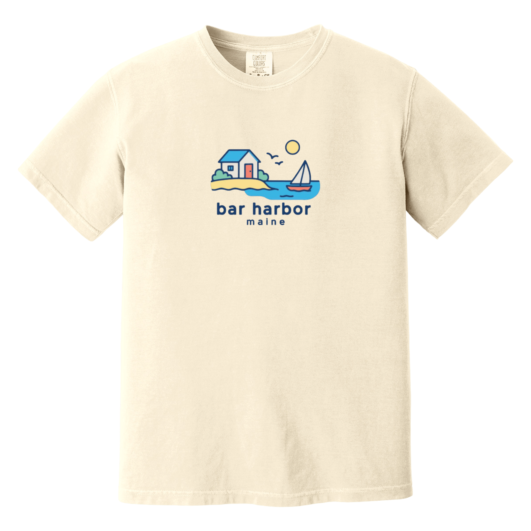 Cape Cod Clothing Company Bar Harbor Beach House Comfort Colors T-Shirt